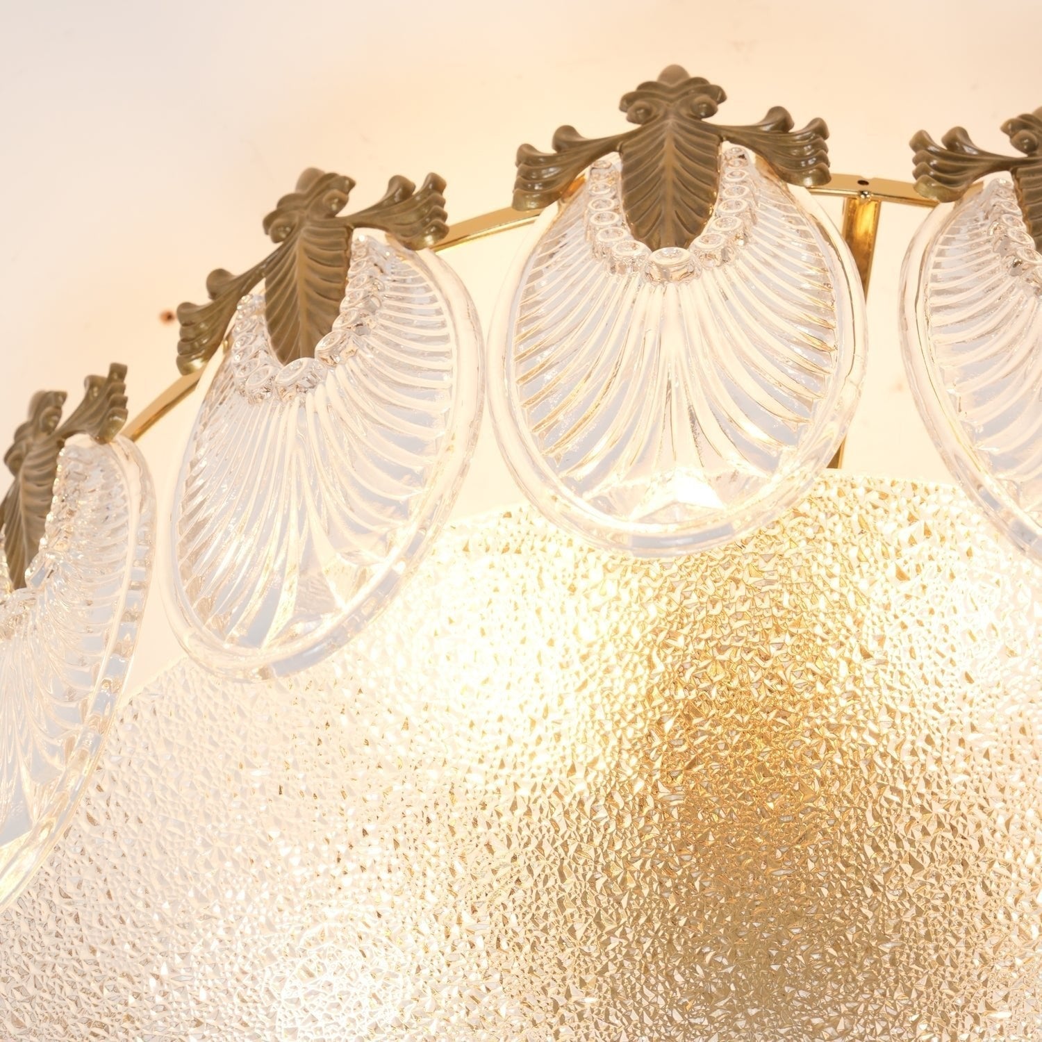 Artisan Glass Pattern Chandelier