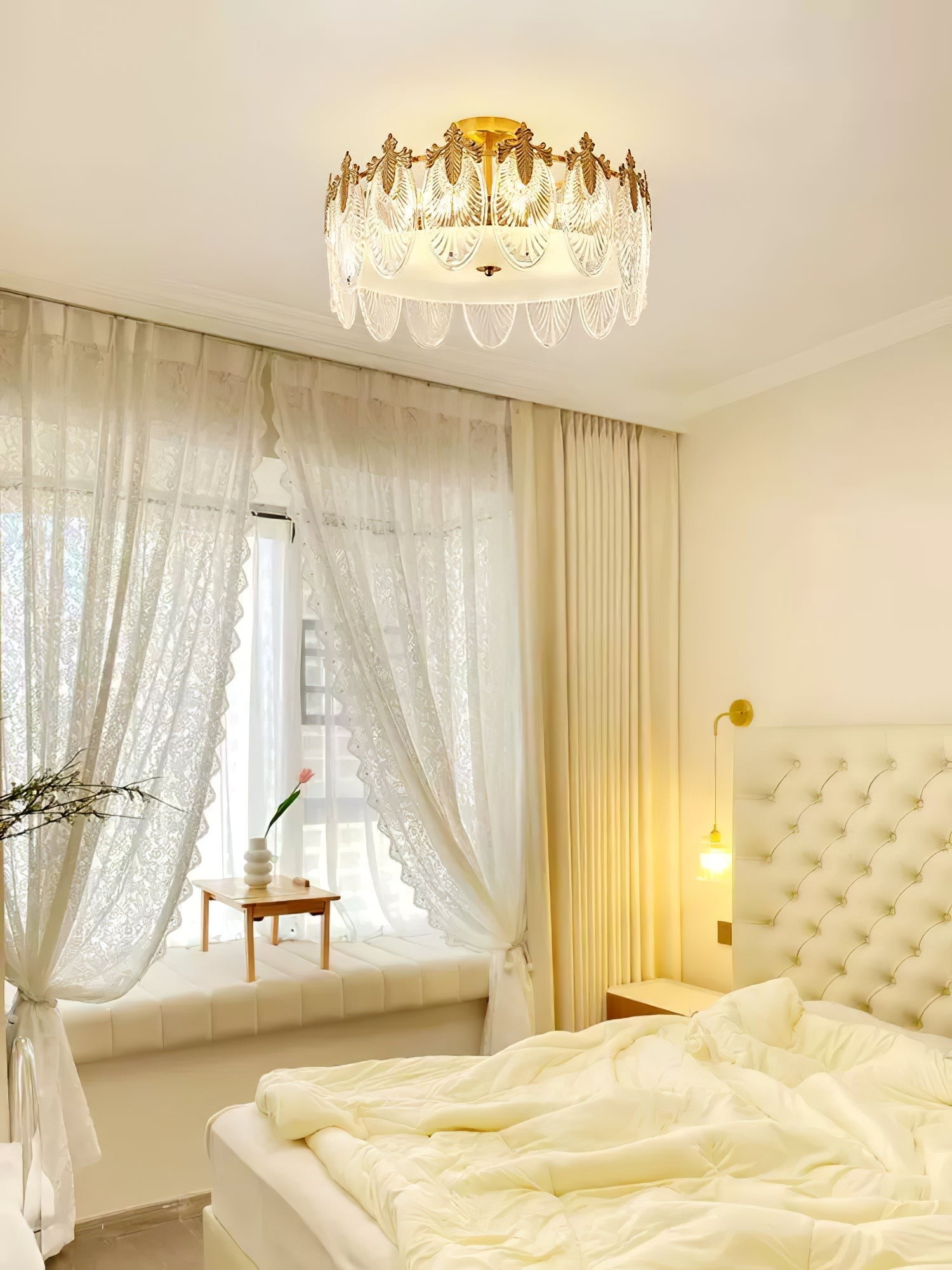 Artisan Glass Pattern Chandelier