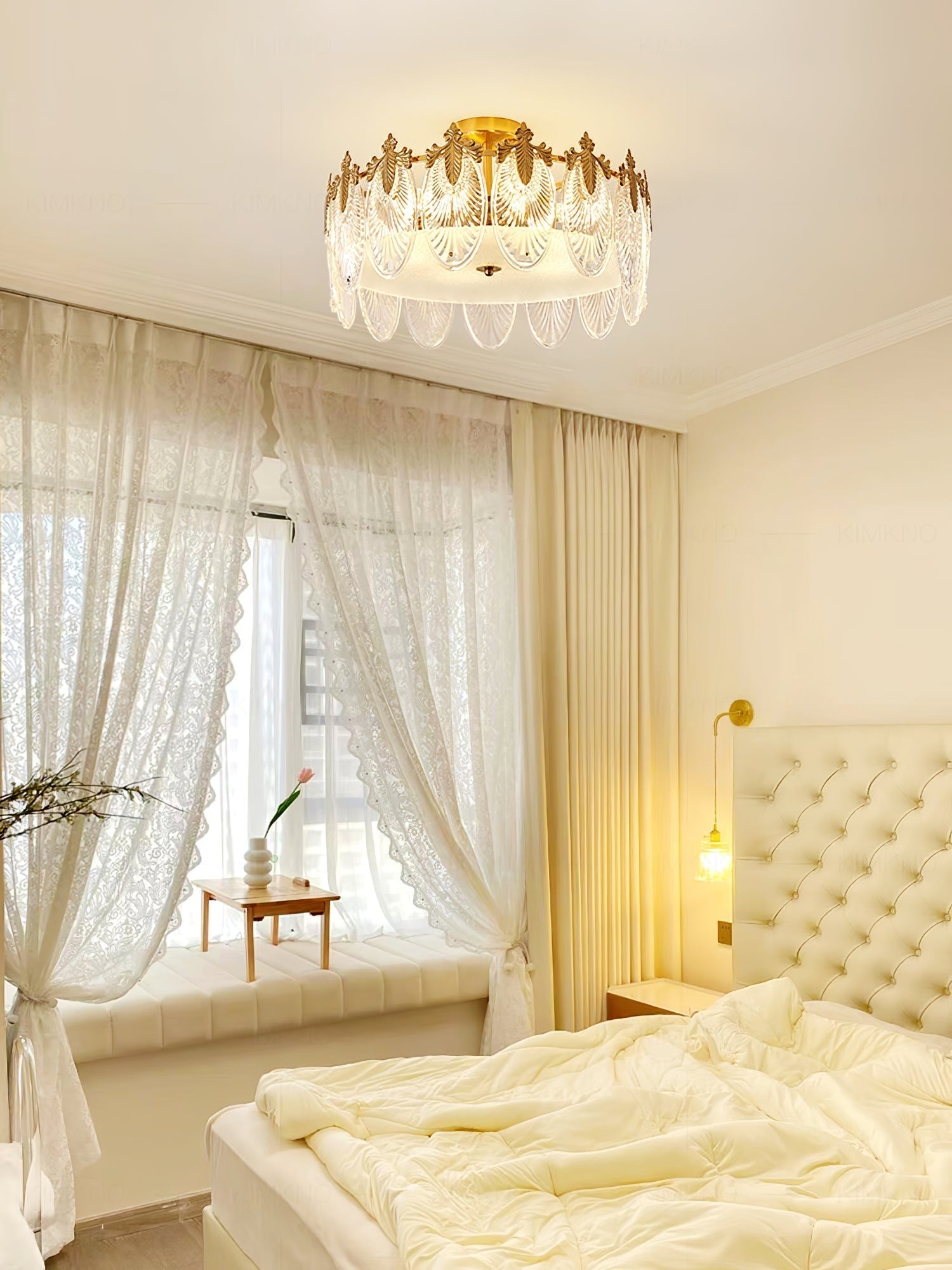 Artisan Glass Pattern Chandelier