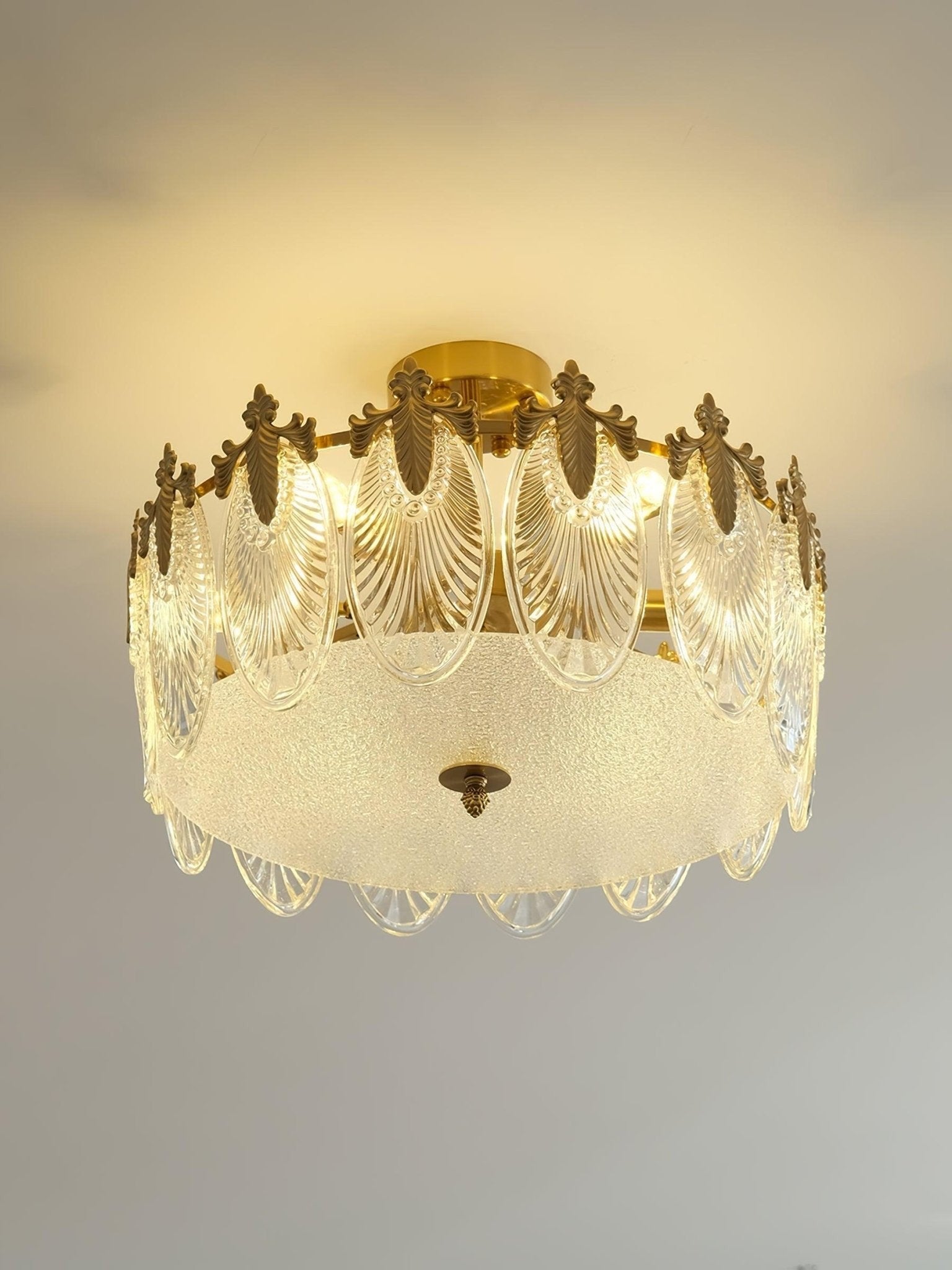 Artisan Glass Pattern Chandelier