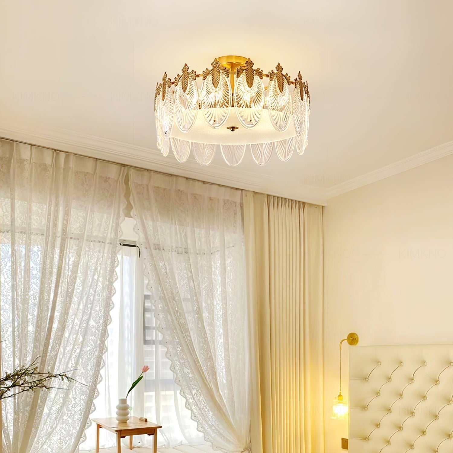 Artisan Glass Pattern Chandelier