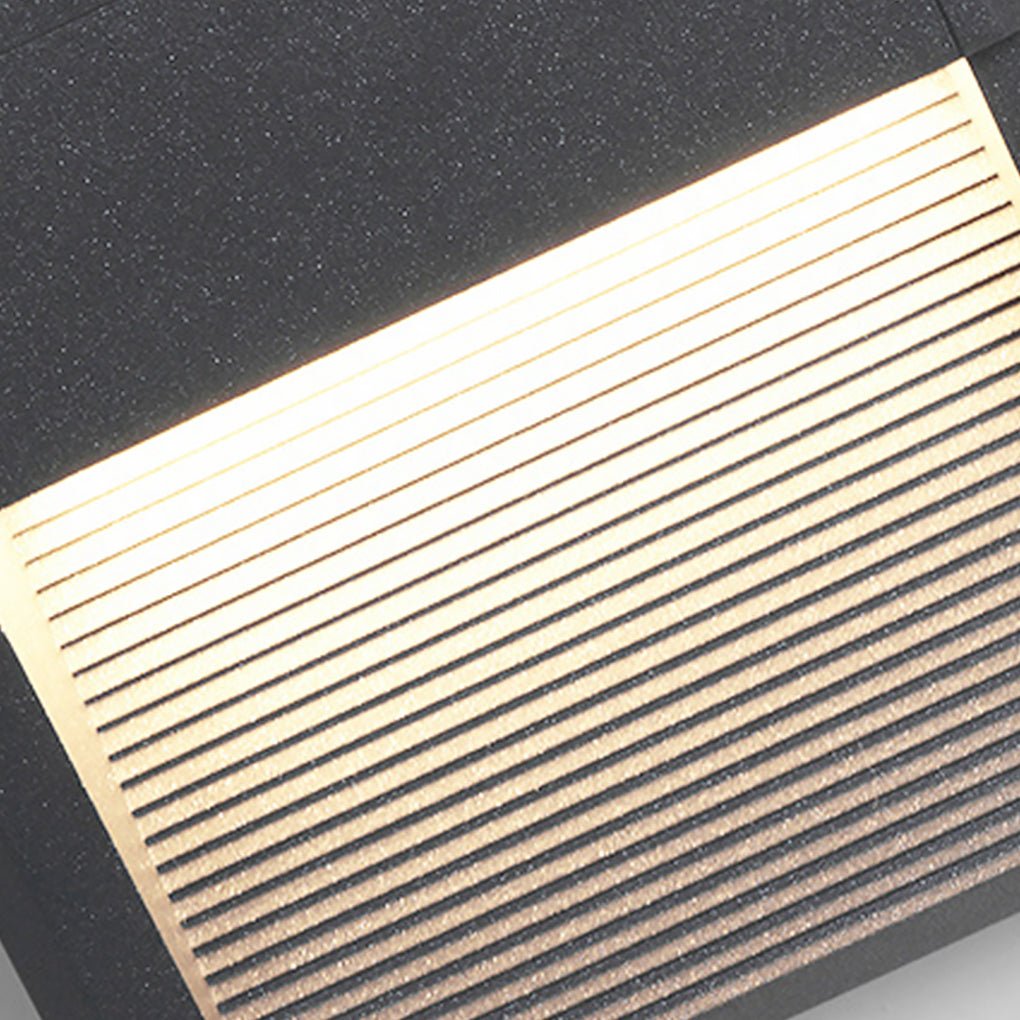 Waterproof Exterior LED Step Lights Corner Lamp for Villa Courtyard Garden, Outdoor Wall Light, detail 13