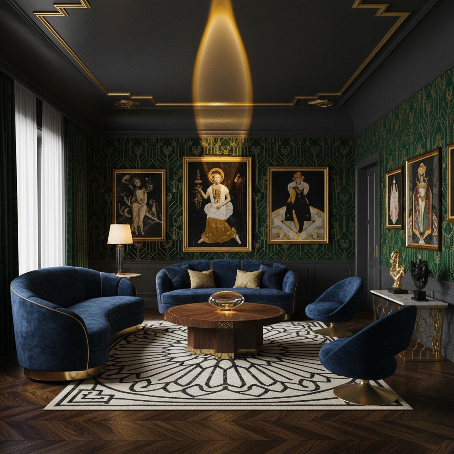 Atman Crystal Glow Table Lamp
