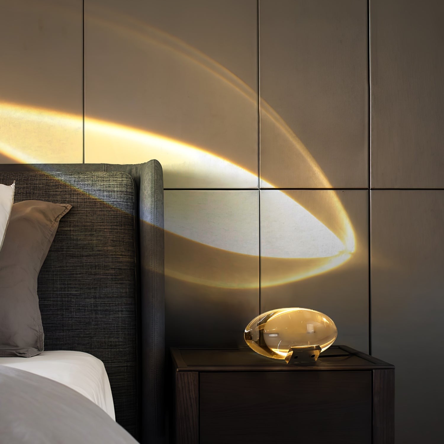 Atman Crystal Glow Table Lamp