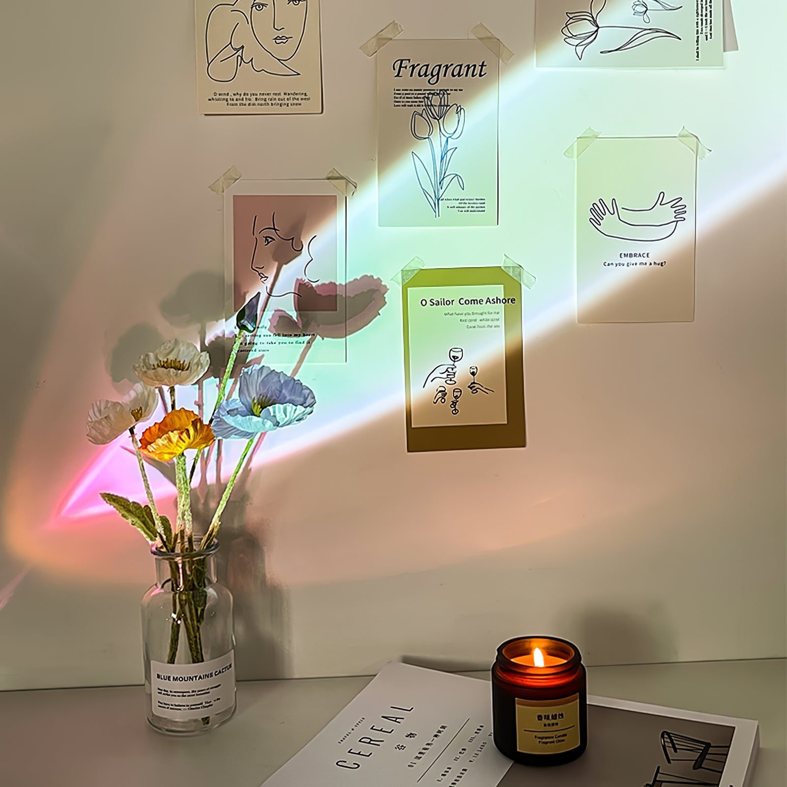 Atman Crystal Glow Table Lamp