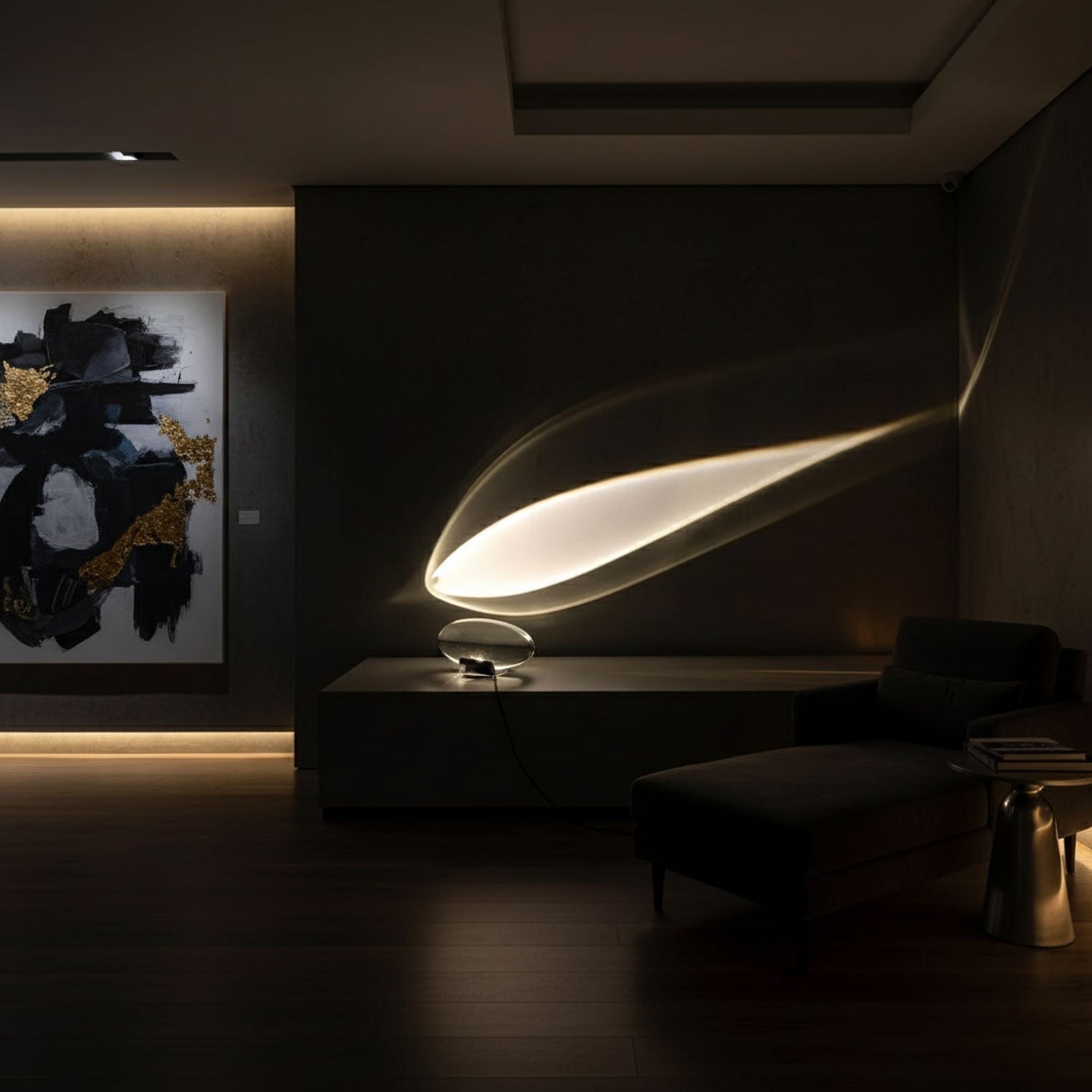 Atman Crystal Glow Table Lamp