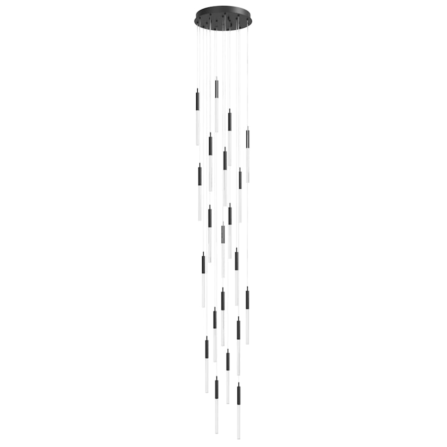 Main St. 21-Light 22" Wide LED Multi-Light Chandelier