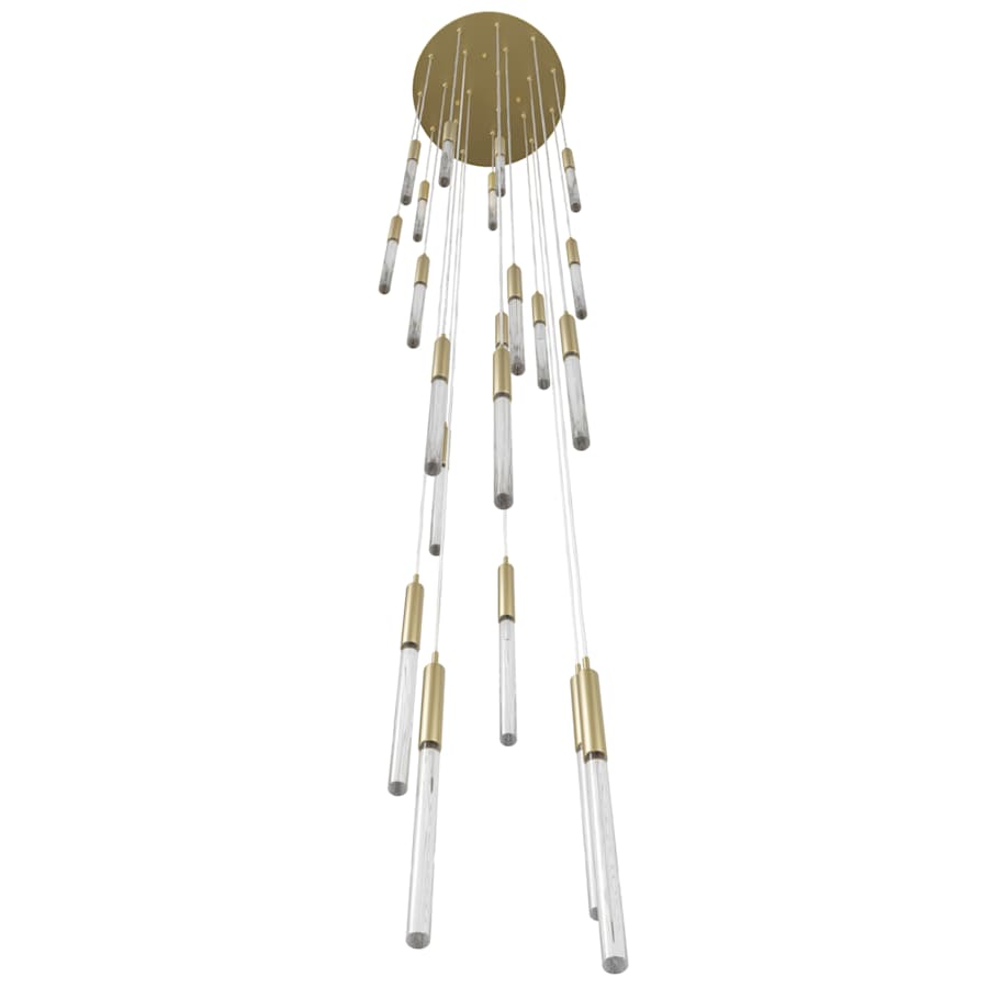 Main St. 21-Light 22" Wide LED Multi-Light Chandelier