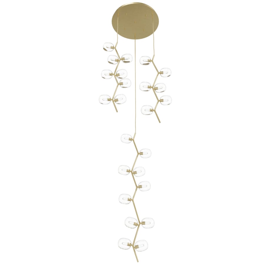 Hampton 24-Light 26" Wide Abstract Multi-Light Pendant
