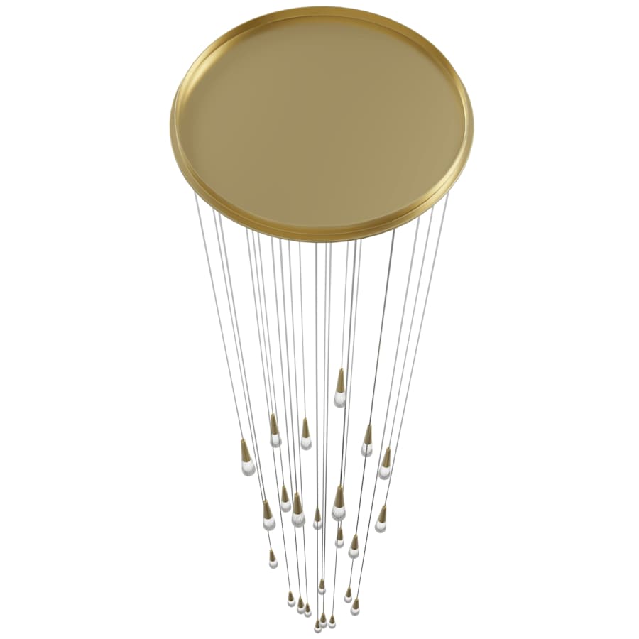 Encino 25-Light 30" Wide LED Crystal Pendant Light