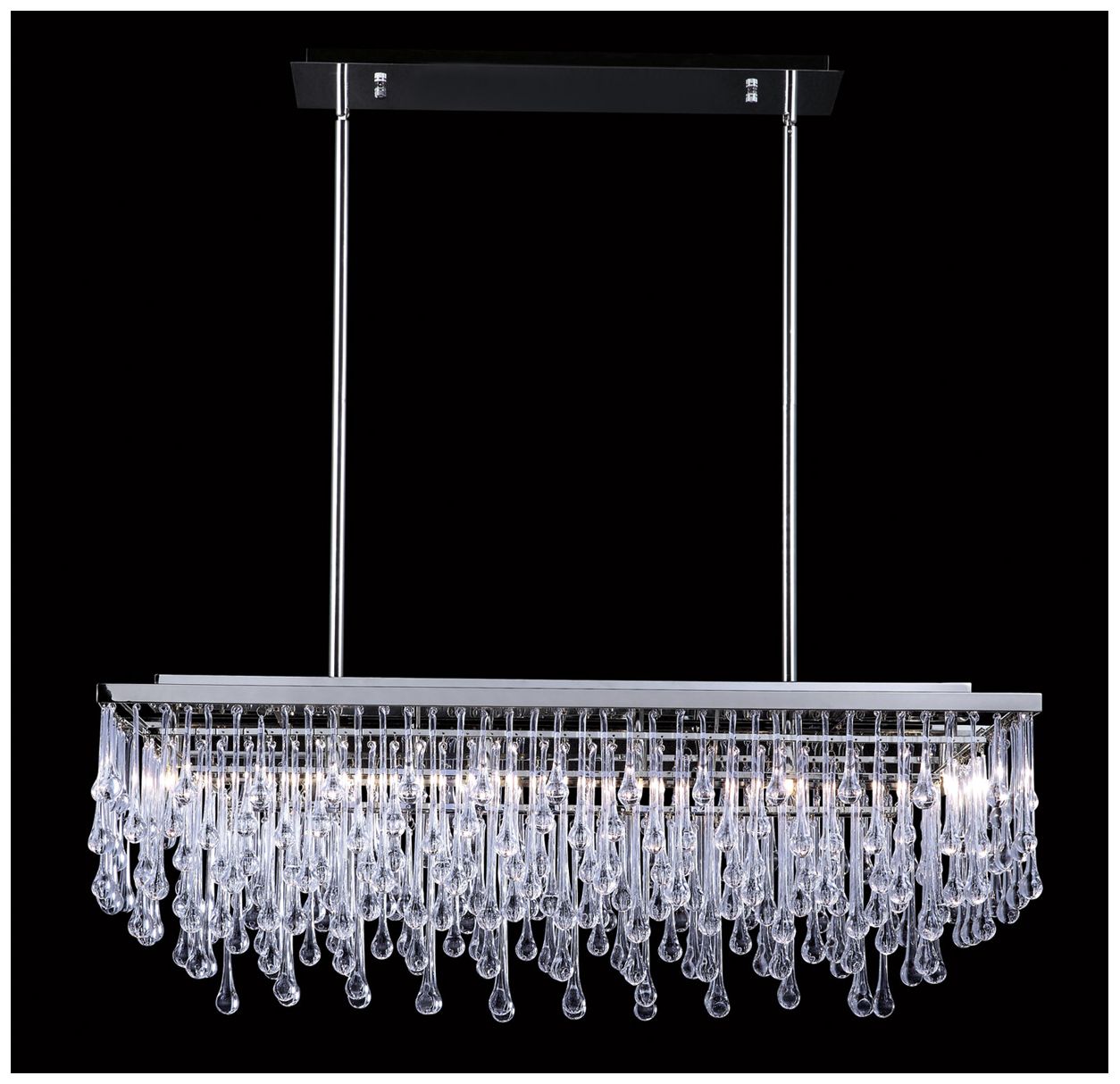 Hollywood Blvd. Collection Chandelier Polished Nickel