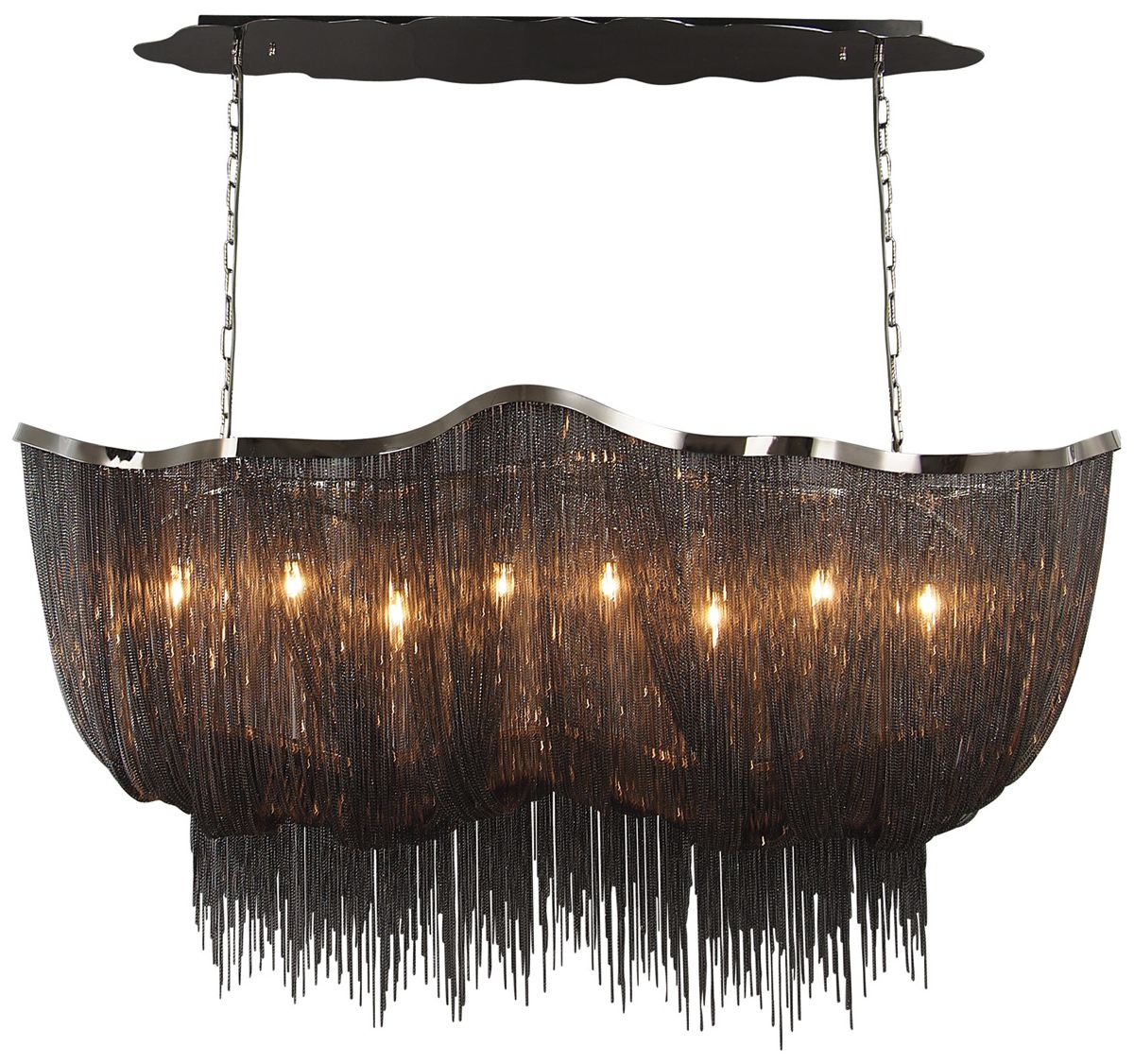 Mullholand Dr. Collection Hanging Chandelier Black