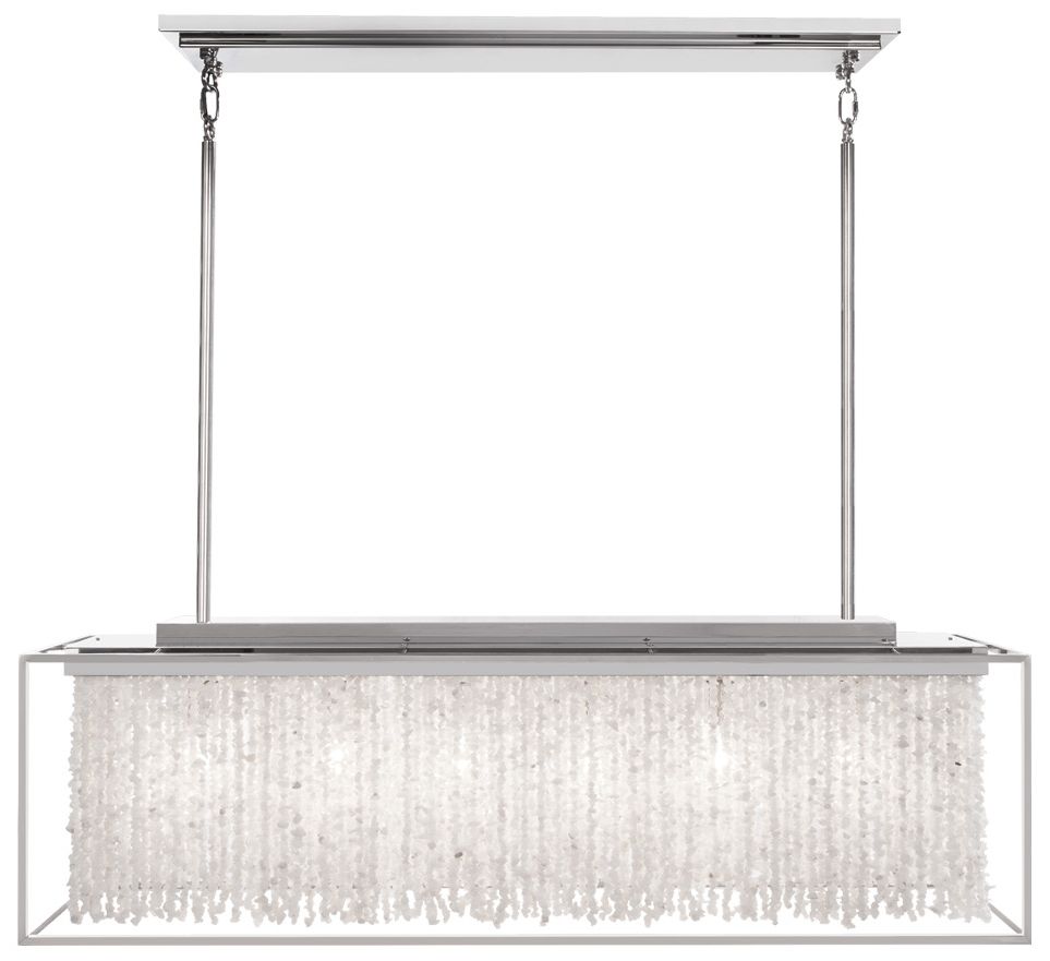 Soho Collection Hanging Chandelier Polished Nickel