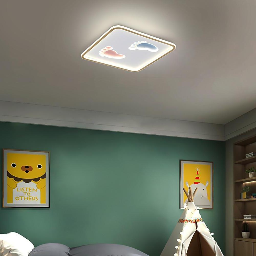 Feet Image Novelty Nordic Metal LED Flush Pendant Light