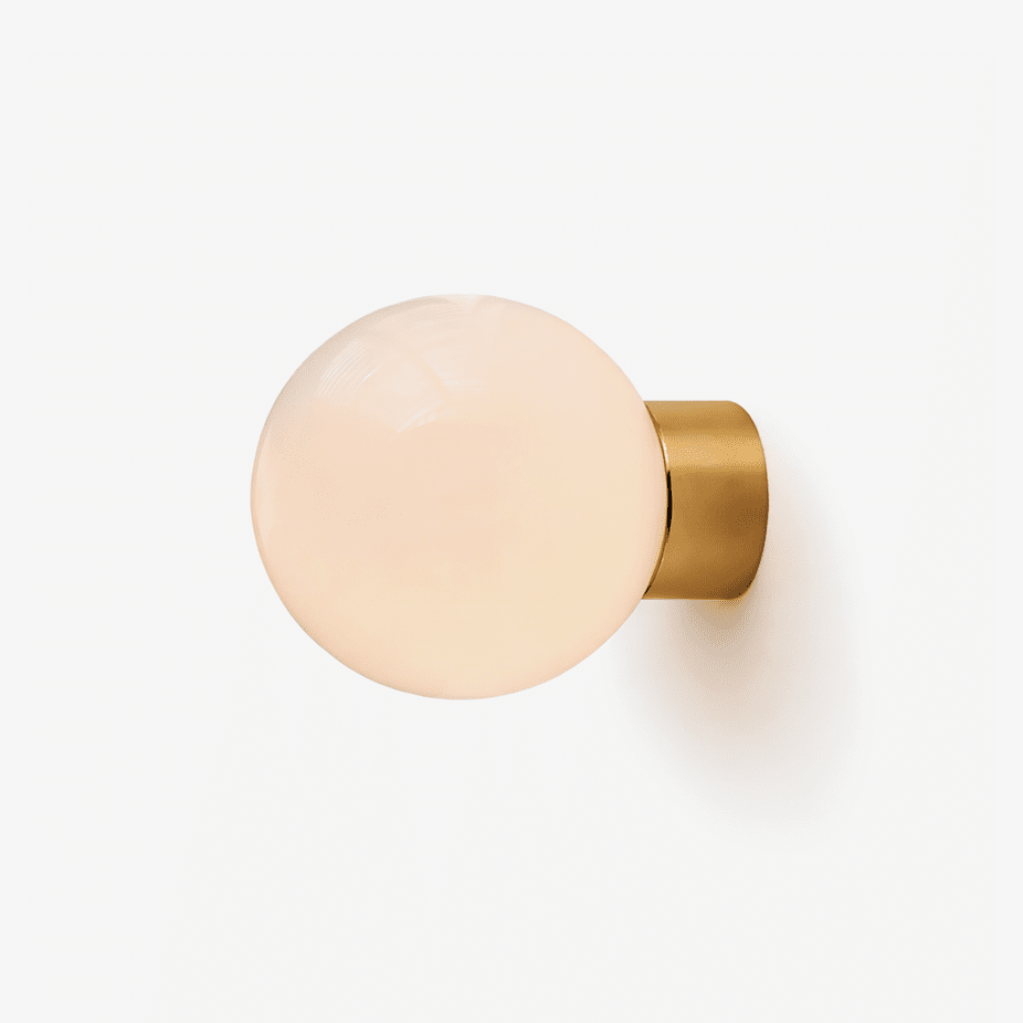 Aura Globe Glass Wall Light, Bathroom Wall Sconce, detail 2