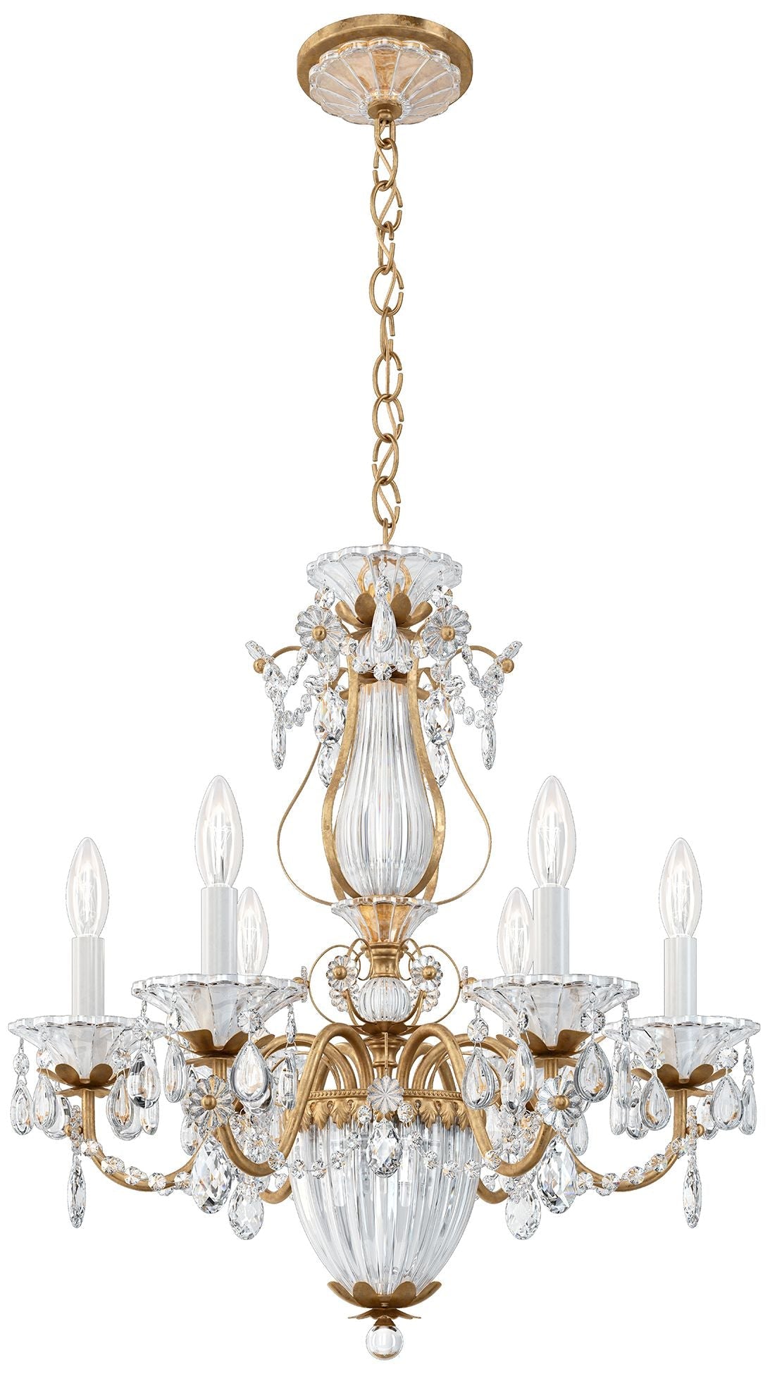 Bagatelle 22.5"H X 7-Light Crystal Chandelier