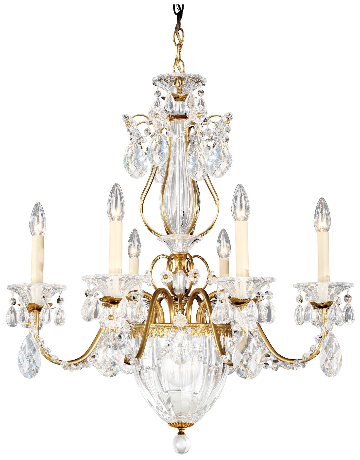 Bagatelle 22.5"H X 7-Light Crystal Chandelier