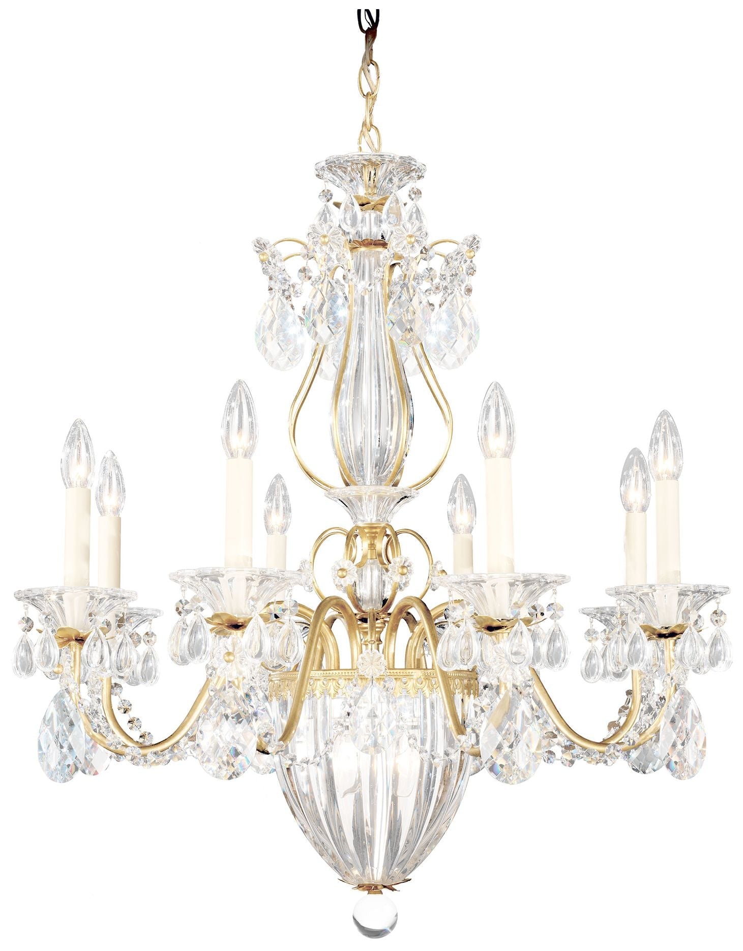 Bagatelle 29"H X 11-Light Crystal Chandelier
