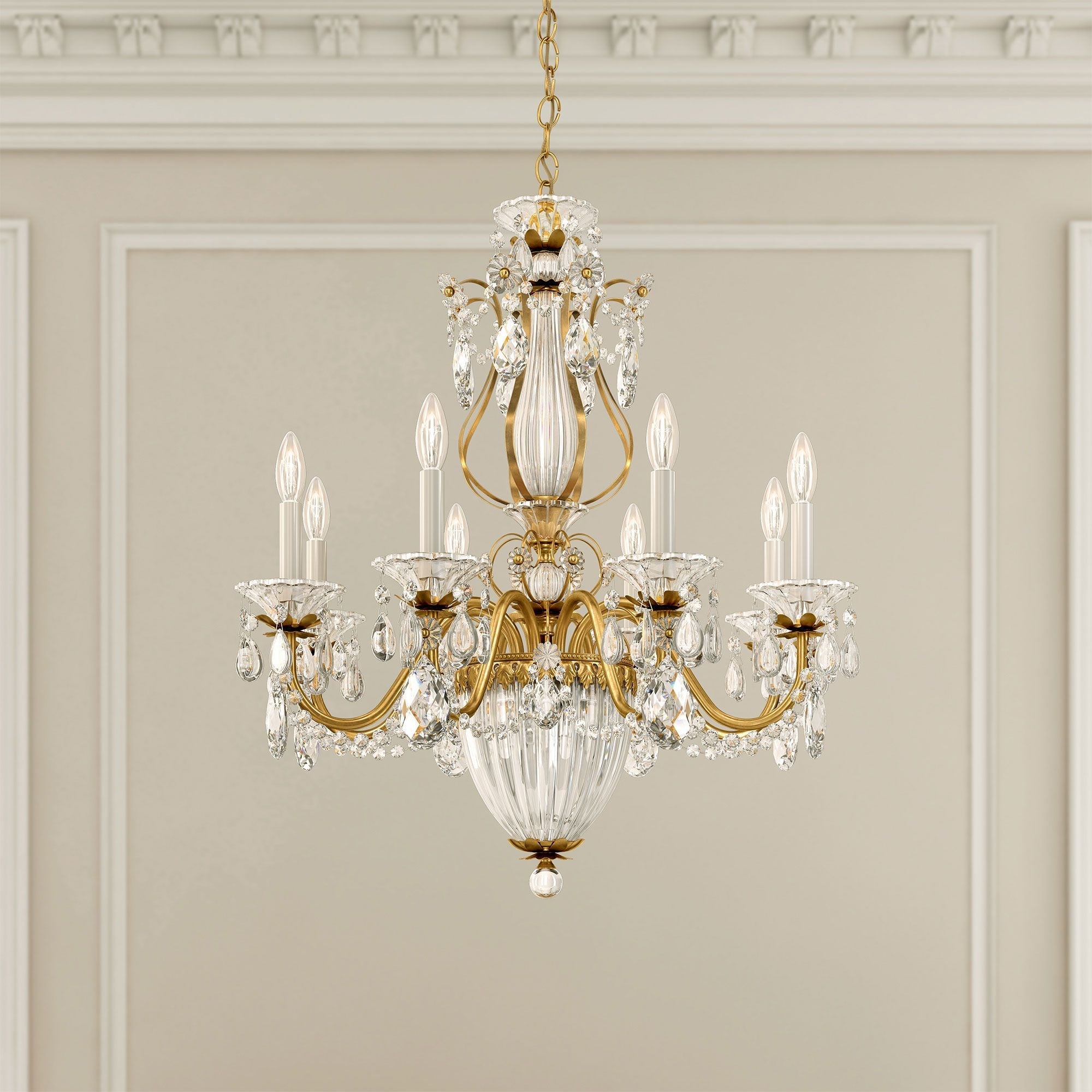 Bagatelle 29"H X 11-Light Crystal Chandelier