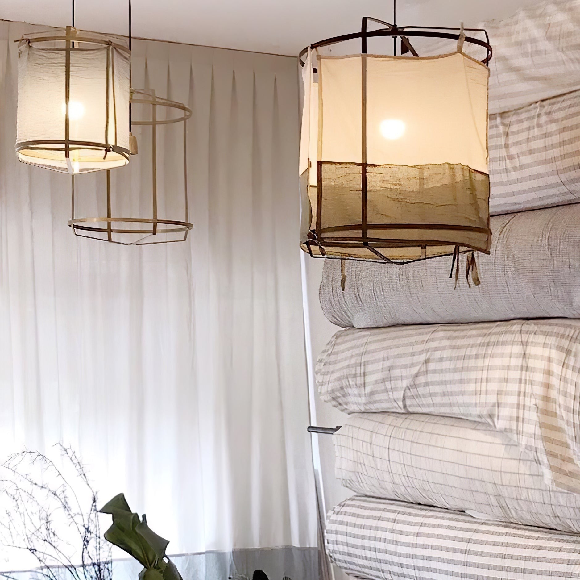 Bamboo Weave Pendant Lamp