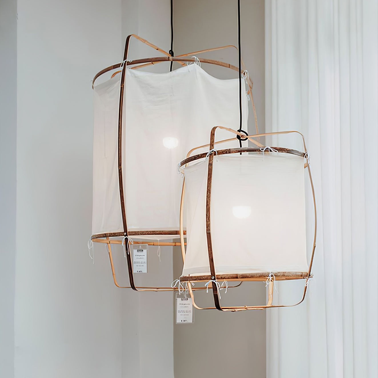 Bamboo Weave Pendant Lamp