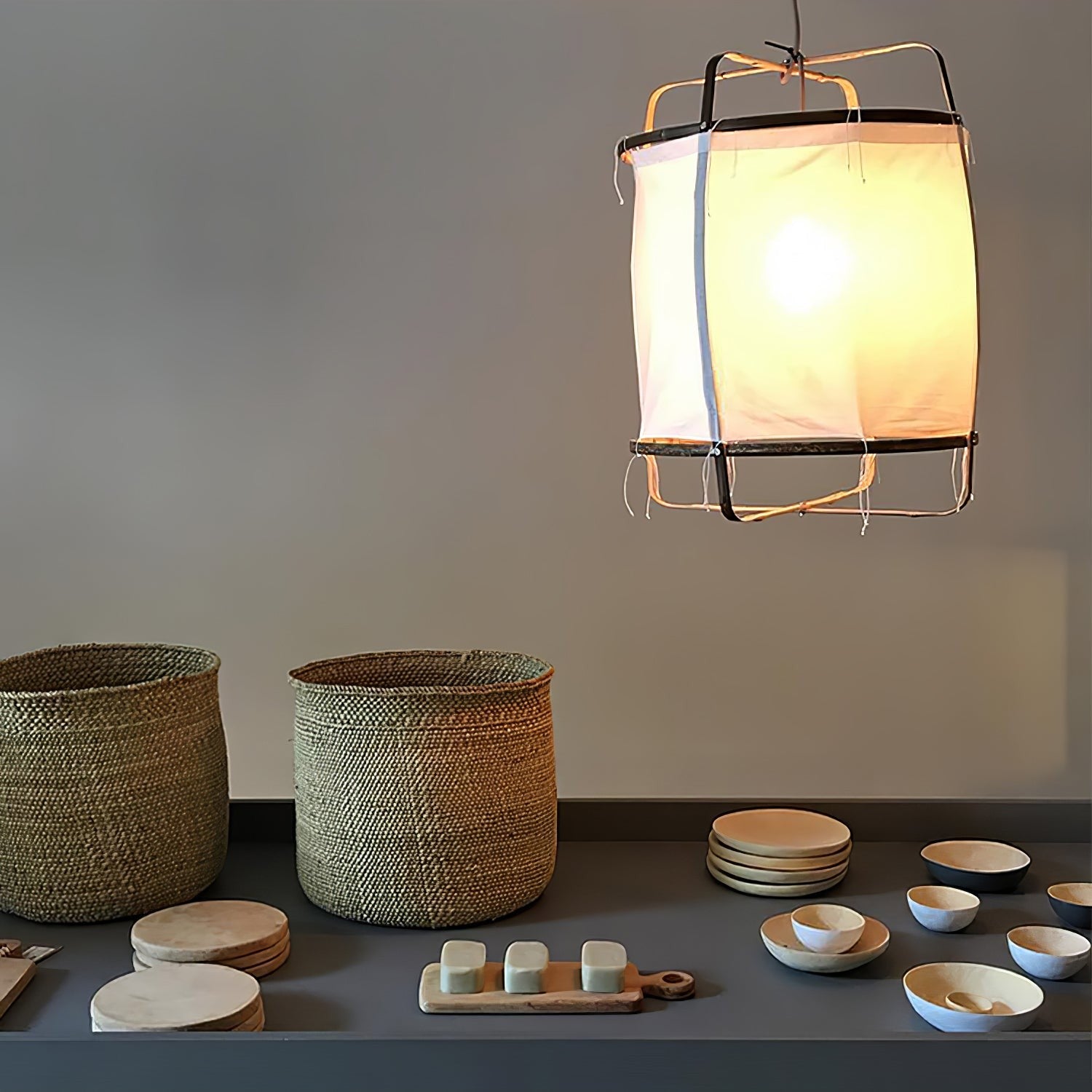 Bamboo Weave Pendant Lamp