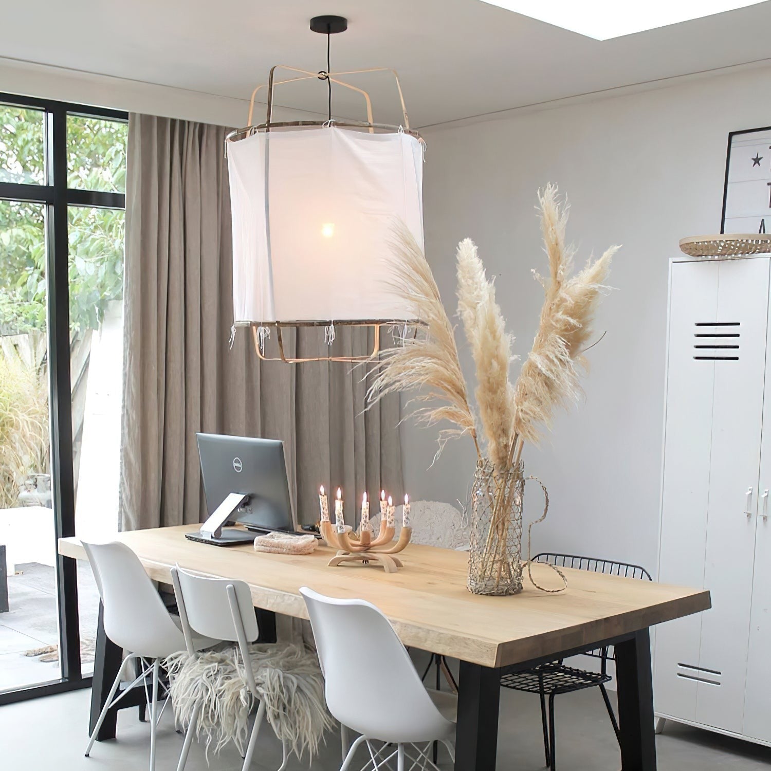 Bamboo Weave Pendant Lamp