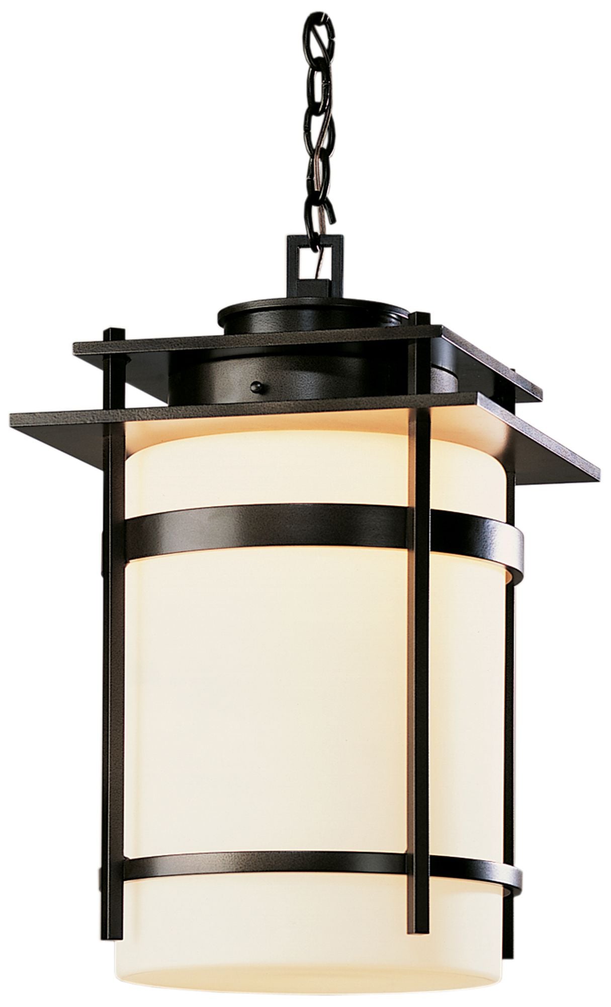 Banded Large Outdoor Black Opal Chandelier
