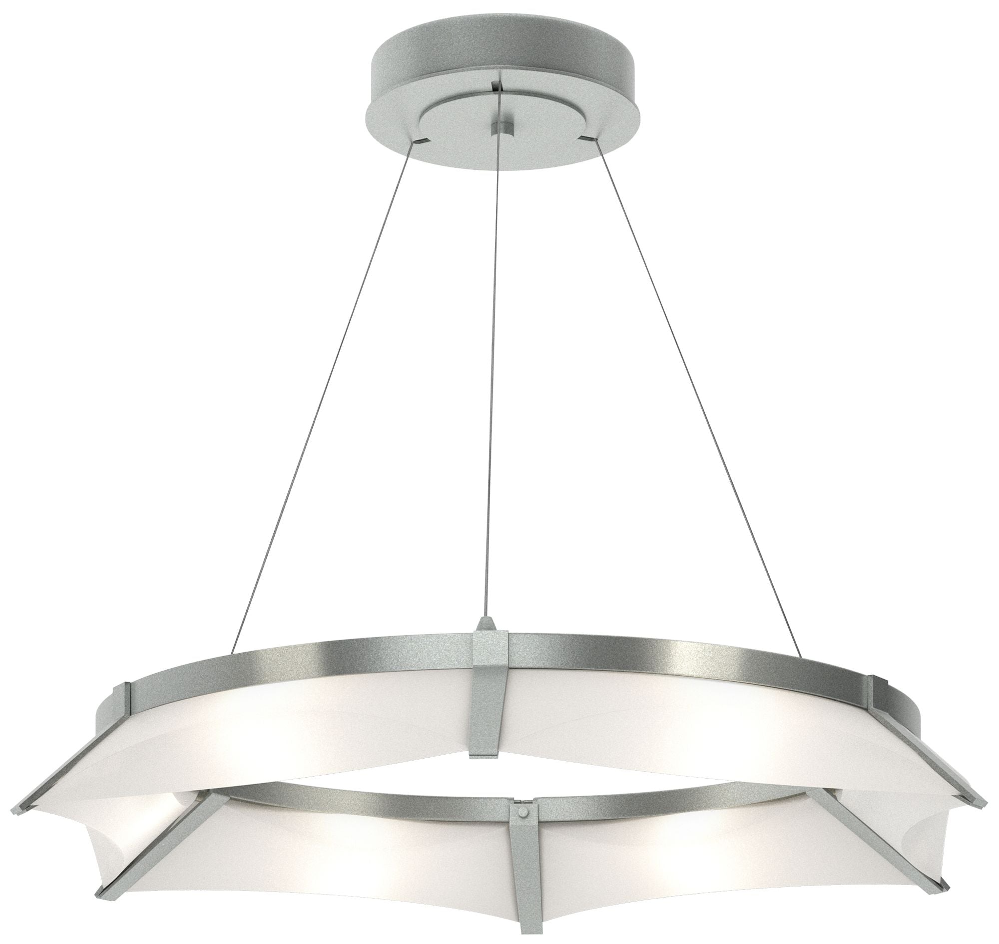 Bento 32.8"W Vintage Platinum Standard LED Chandelier