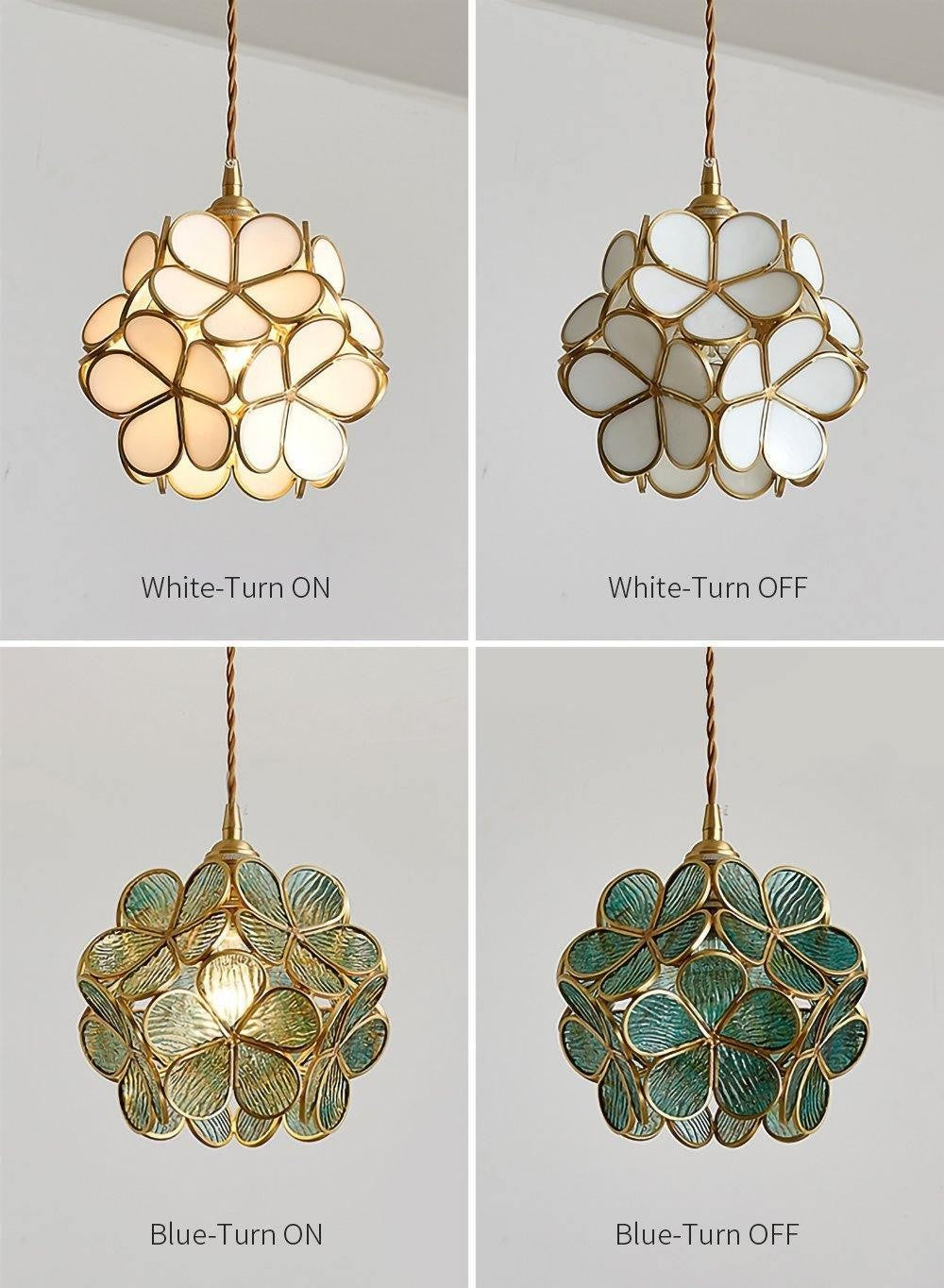 Bloom Glass Petal Pendant