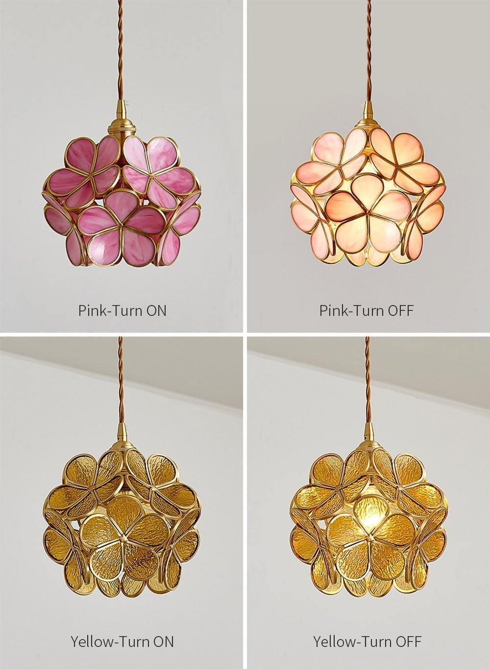 Bloom Glass Petal Pendant