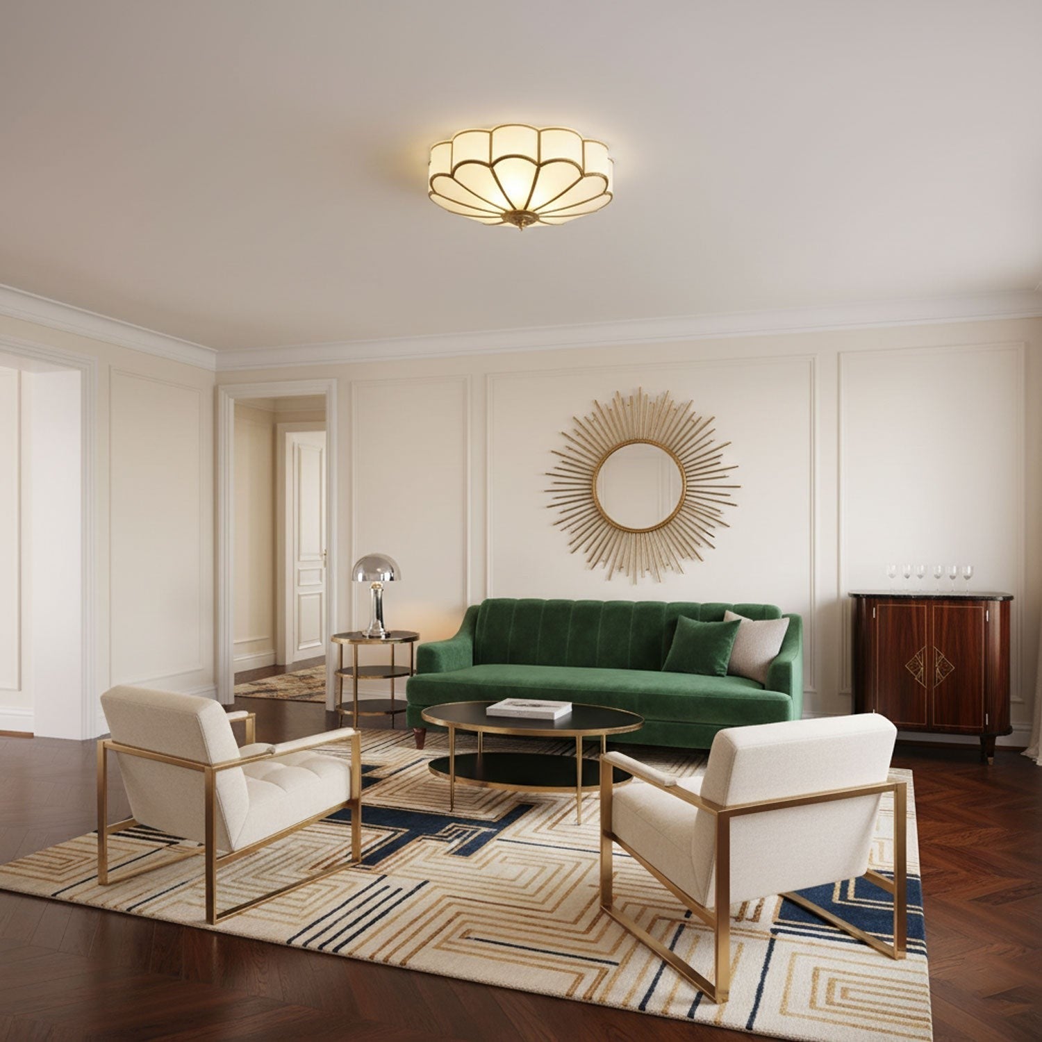 Bloom Glass Recessed Ceiling Light