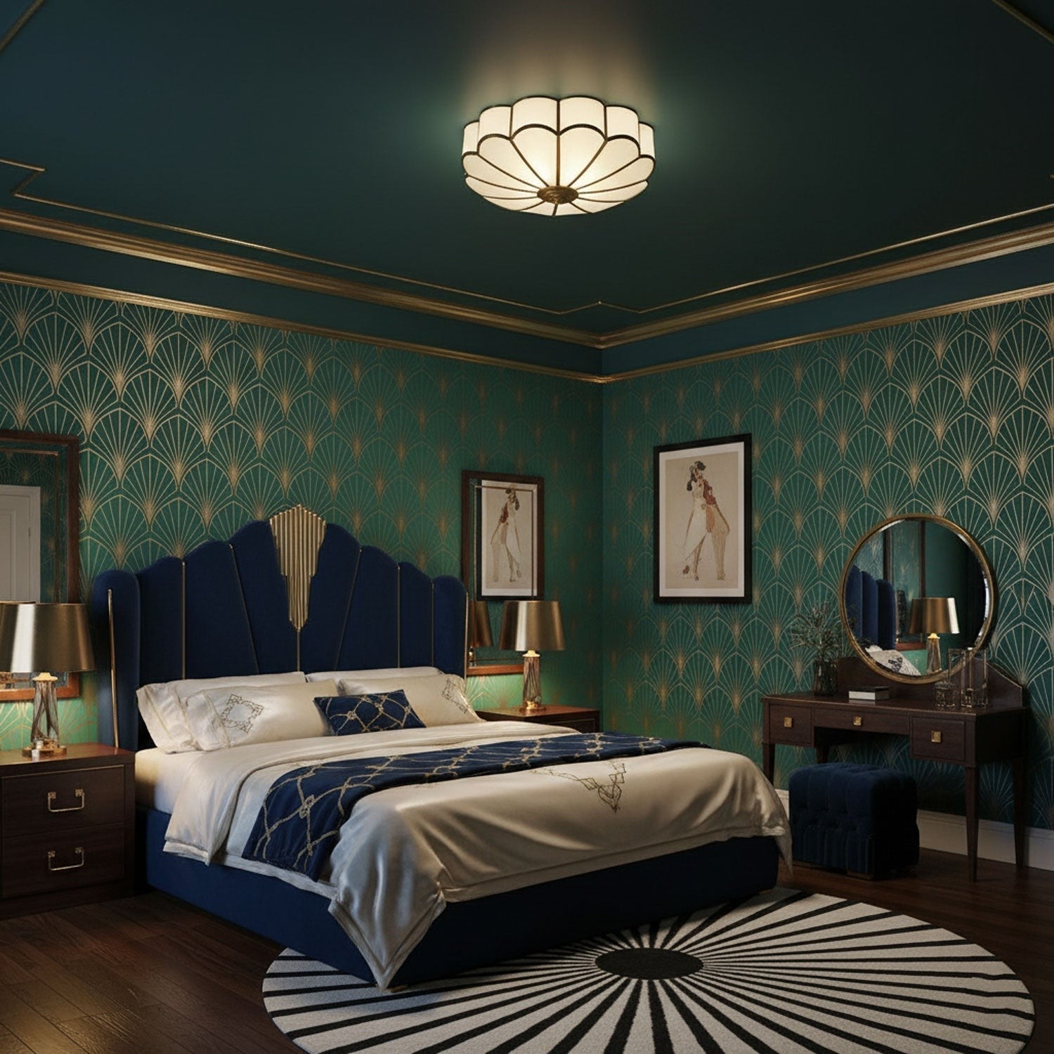 Bloom Glass Recessed Ceiling Light