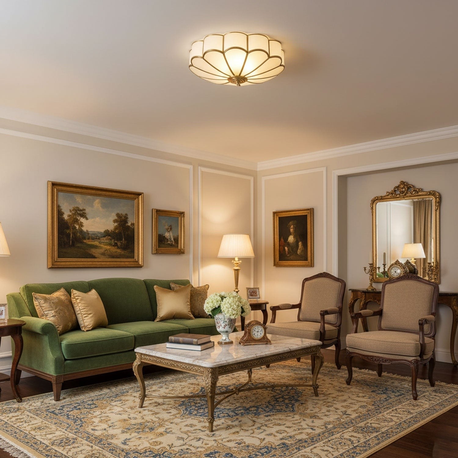 Bloom Glass Recessed Ceiling Light