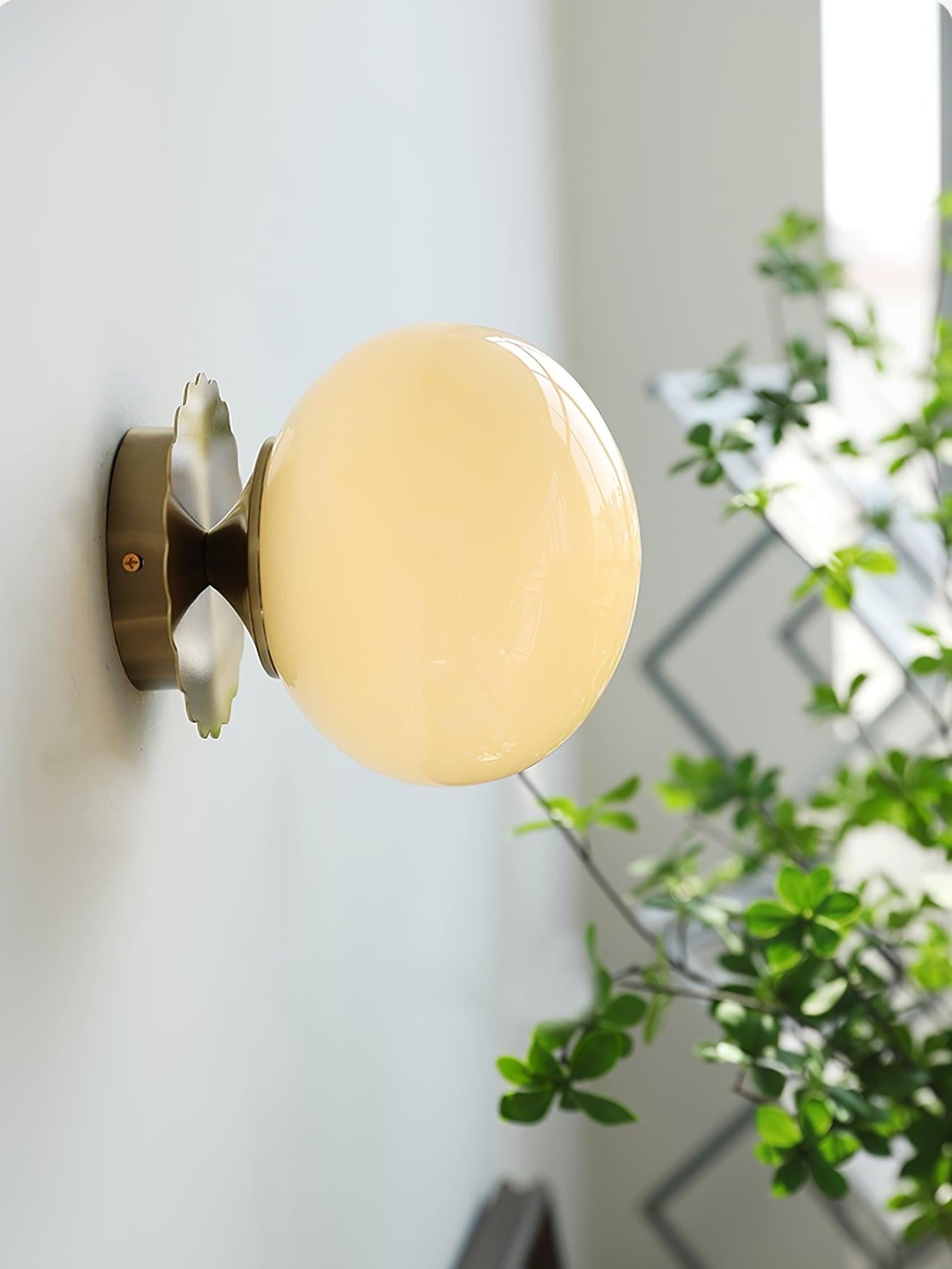 Blush Glass Wall Sconce