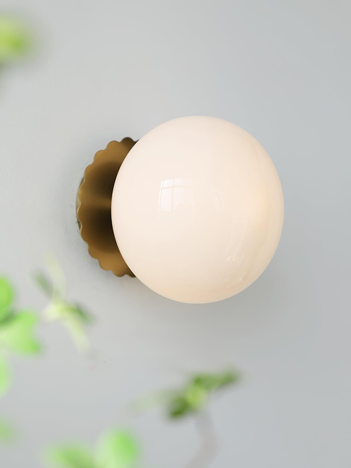 Blush Glass Wall Sconce
