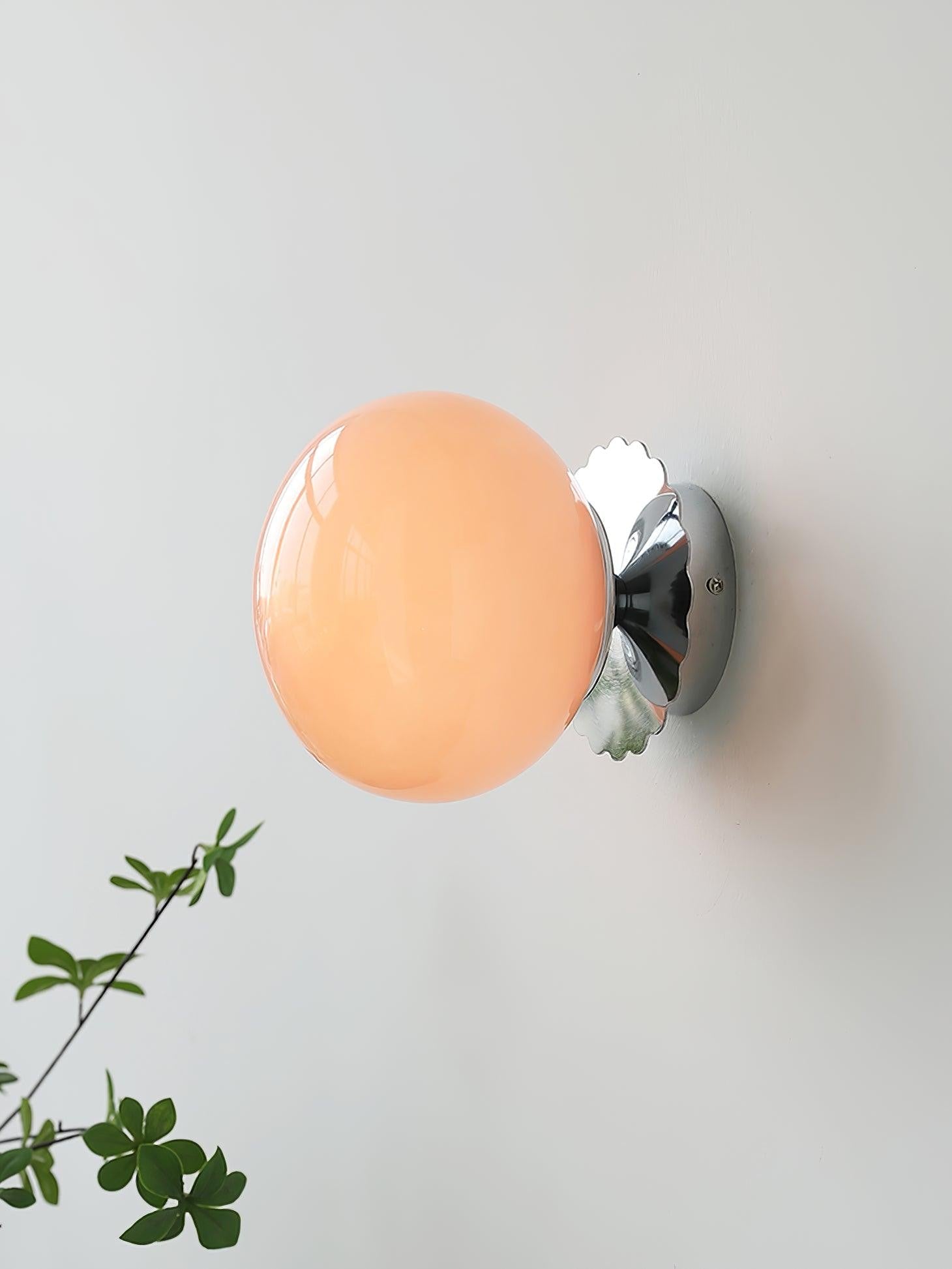 Blush Glass Wall Sconce