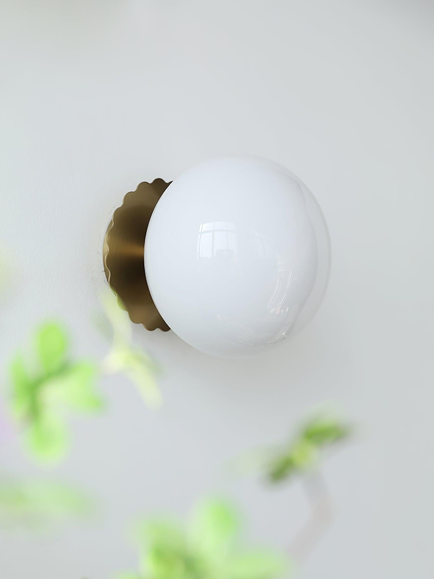 Blush Glass Wall Sconce