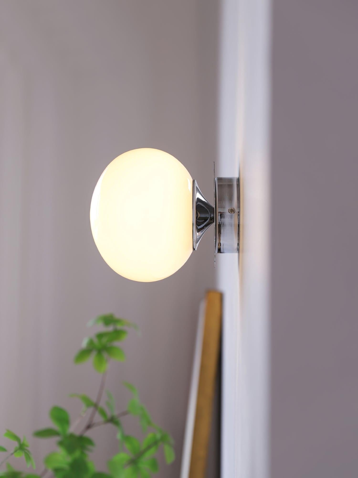 Blush Glass Wall Sconce