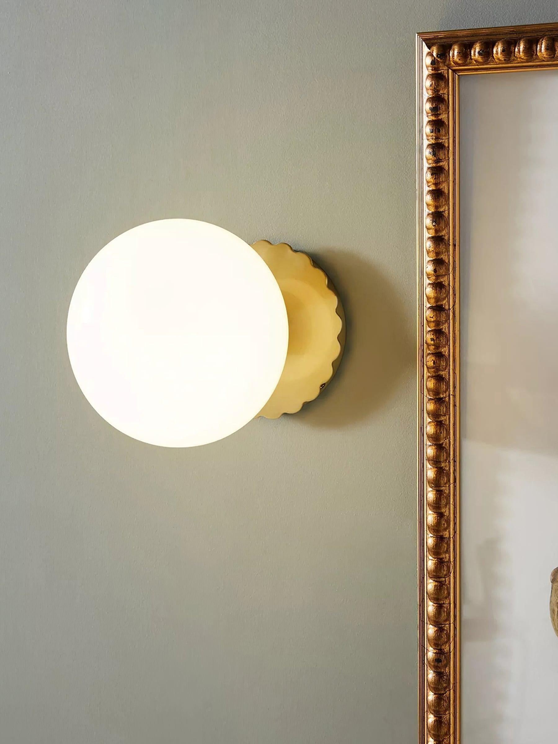 Blush Glass Wall Sconce