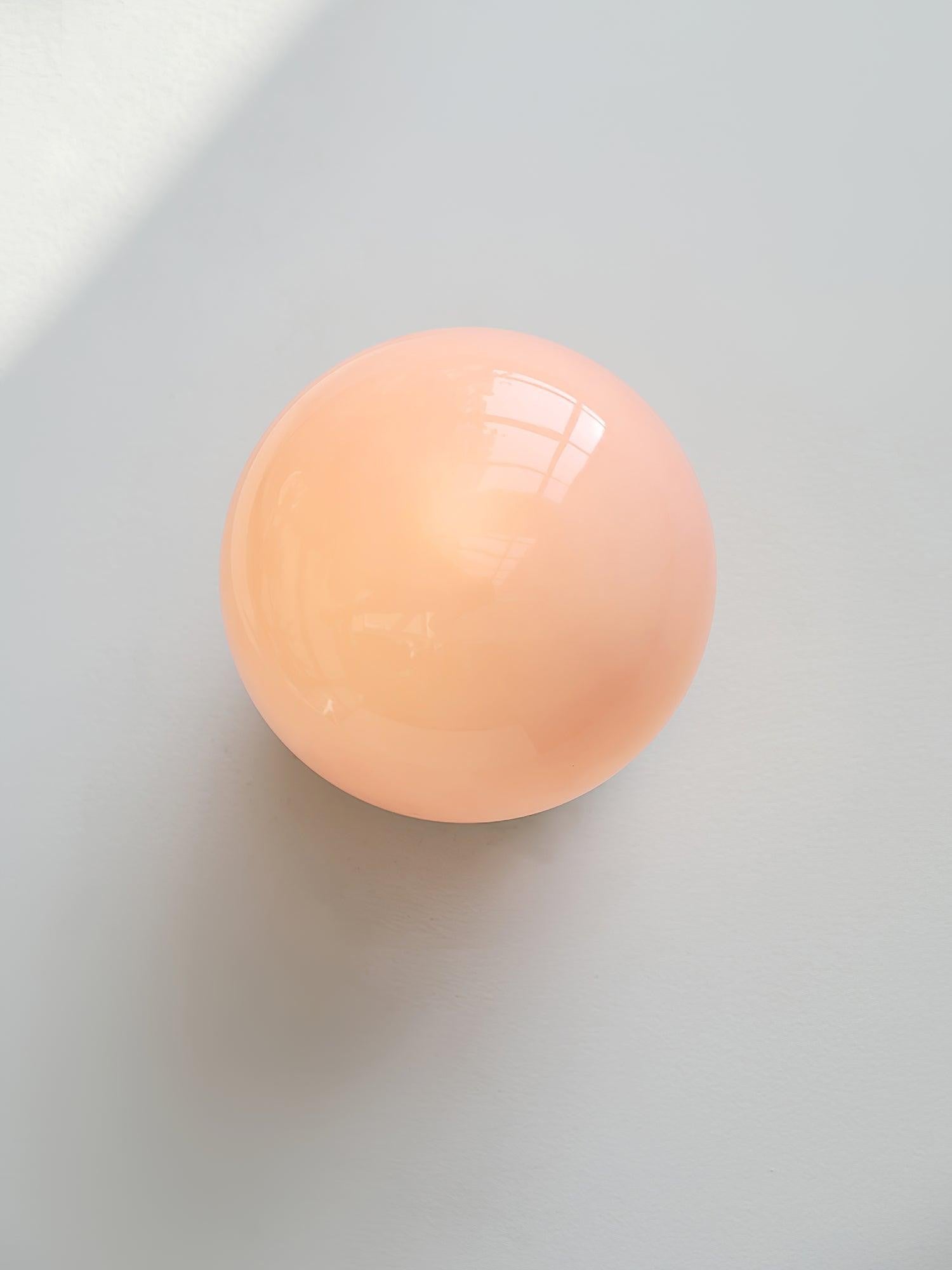 Blush Glass Wall Sconce