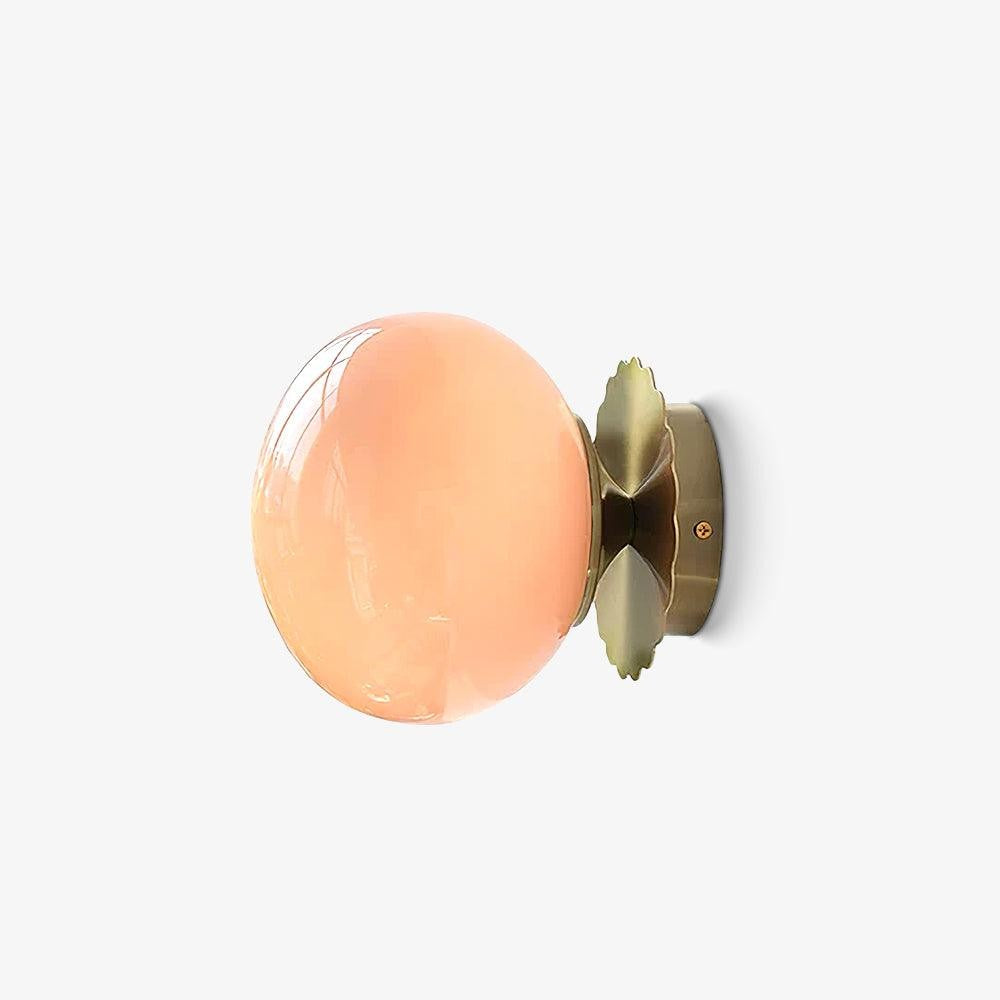 Blush Glass Wall Sconce