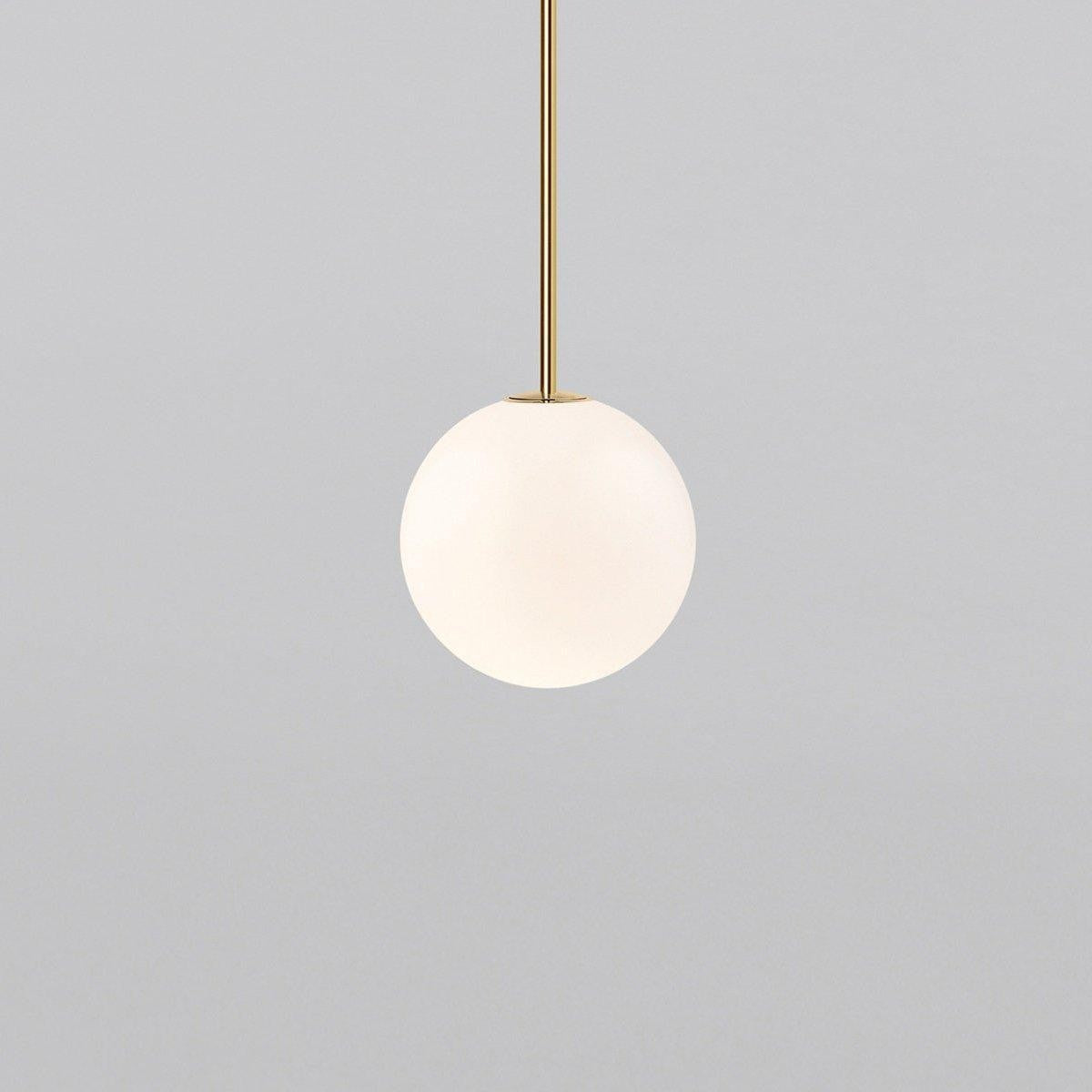 Brass Globe Rod Pendant Light