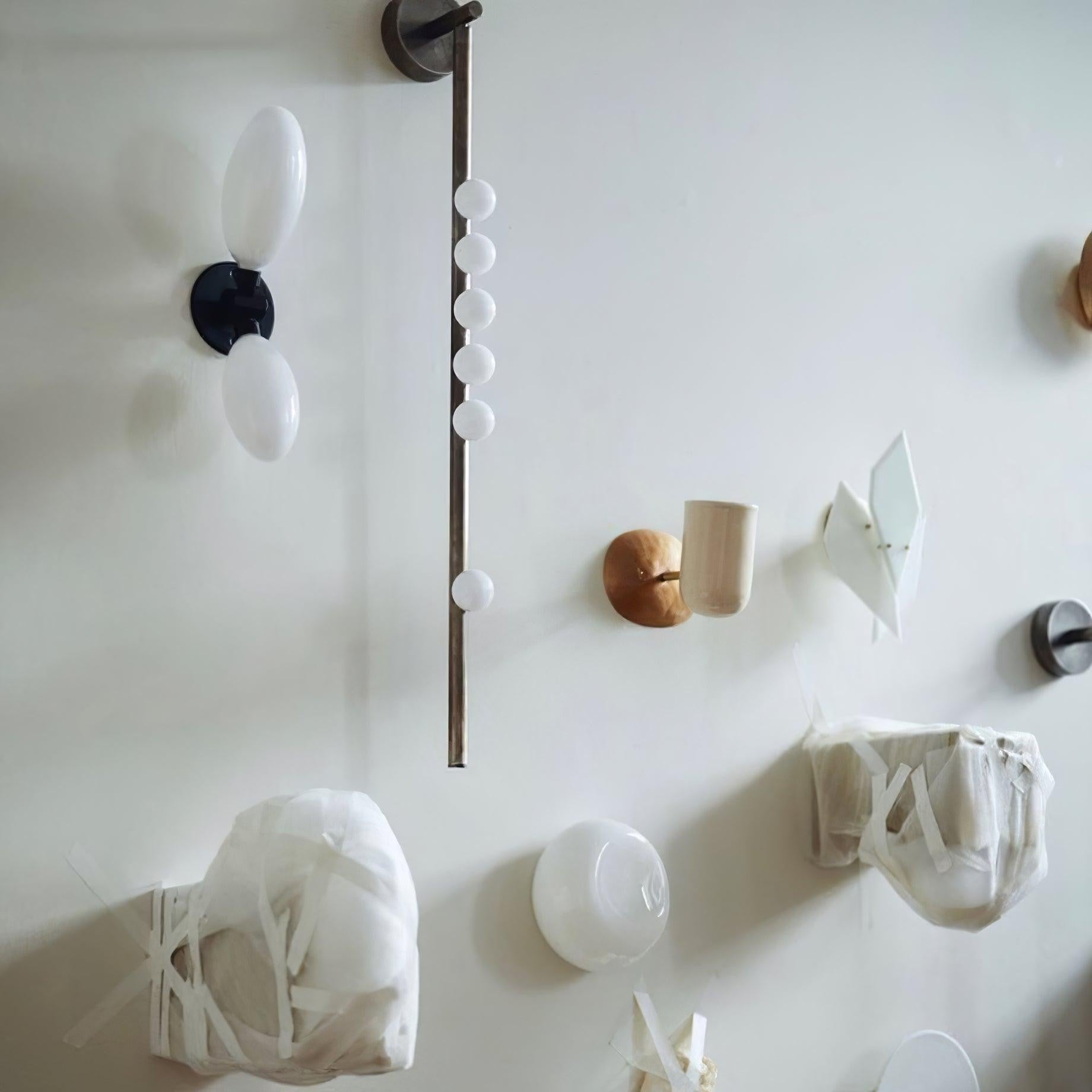 glass vanity light shown as a main product image for bathroom mirrors