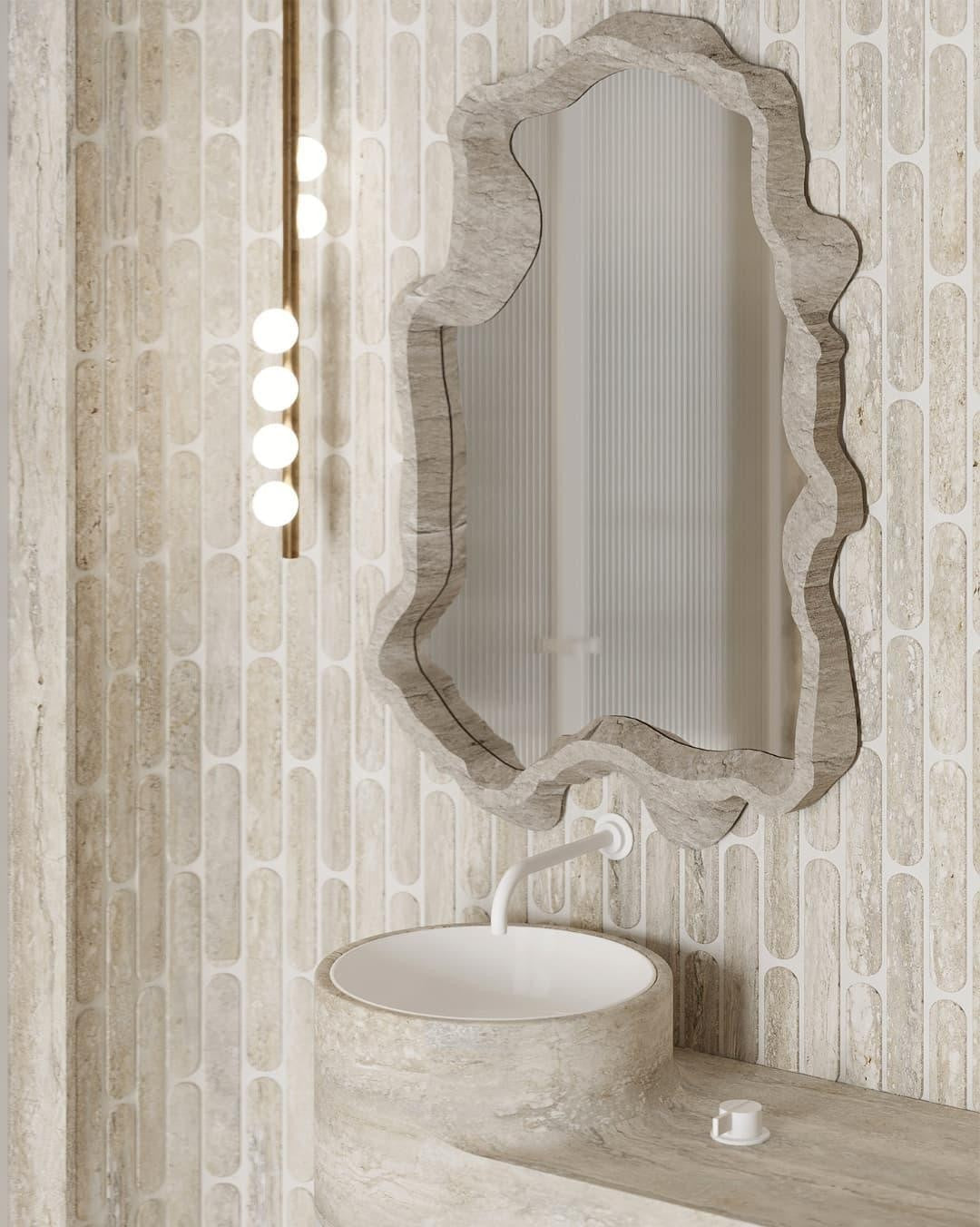 glass vanity light shown as a main product image for bathroom mirrors