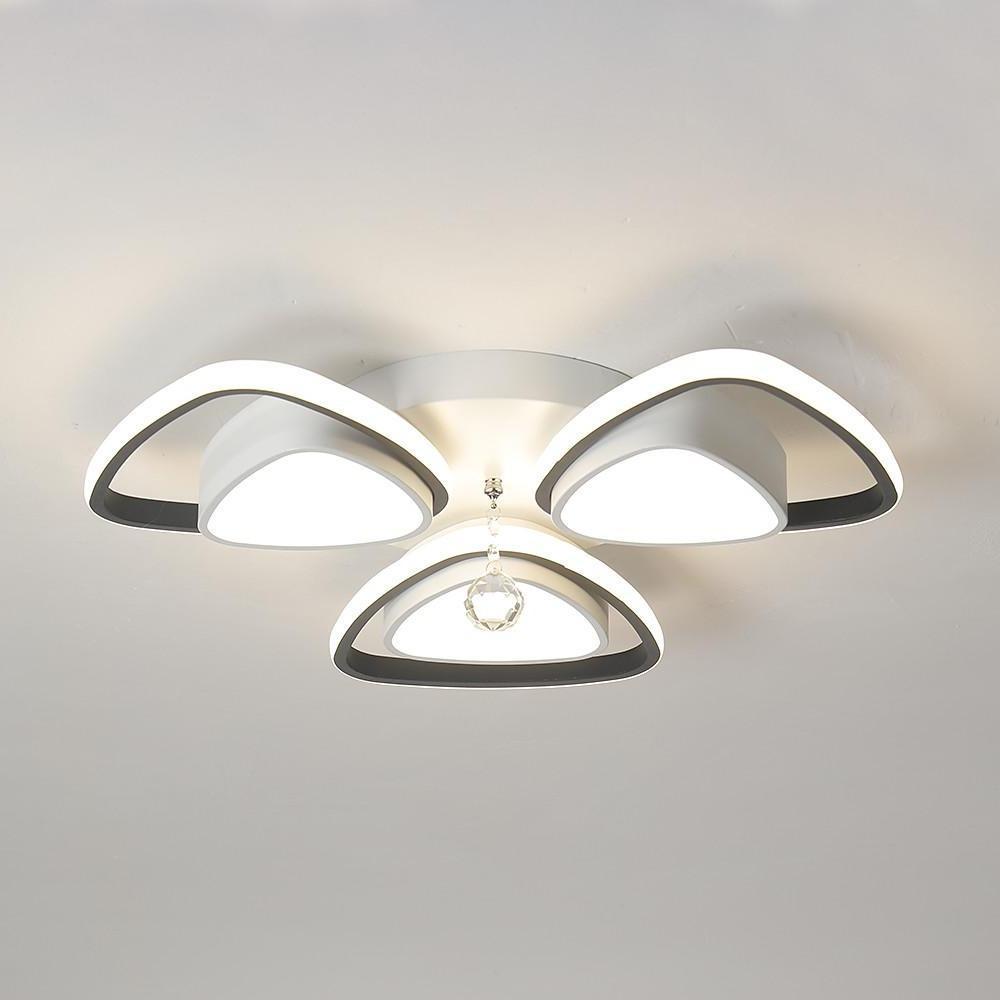 Unique Geometric LED Flush Mount Ceiling Light