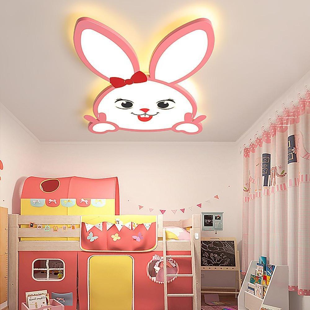 Novelty Bunny LED Flush Mount Ceiling Light for Baby