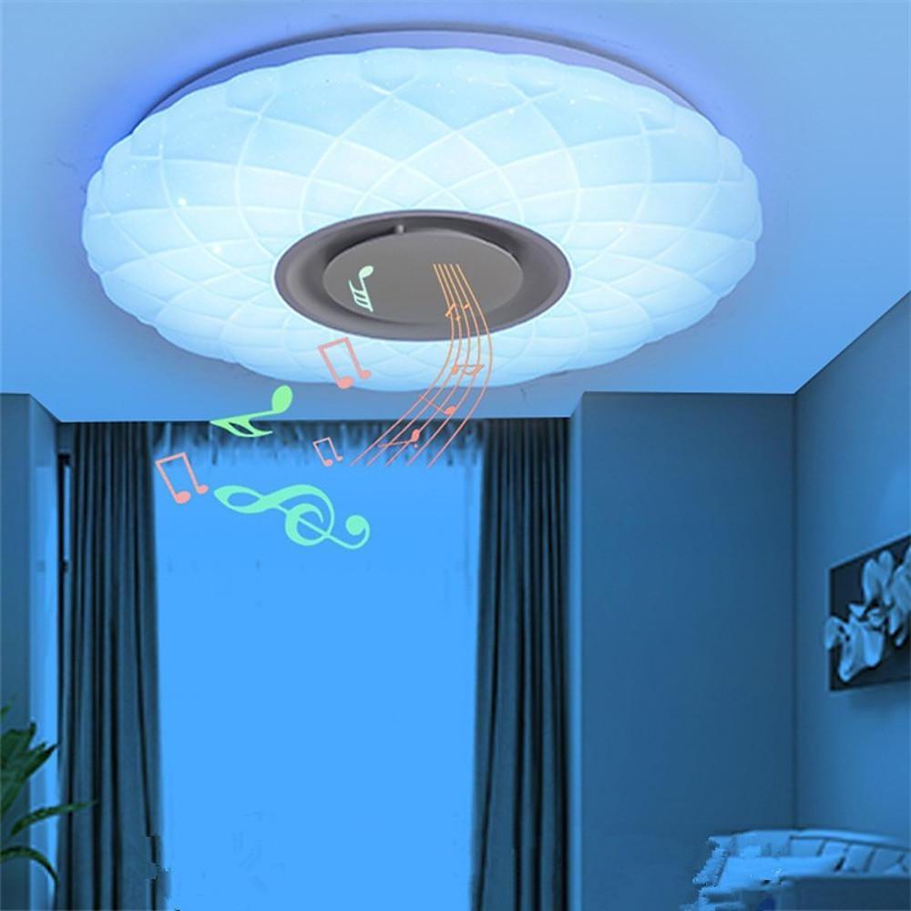Metal Acrylic Flush Mount Ceiling Light Dimmable Unique