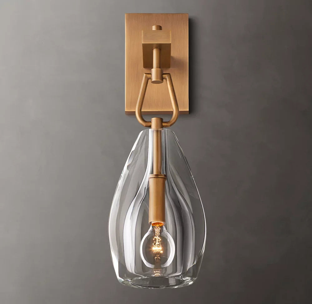 Botanist Flute Wall Light, Bedroom Wall Sconce, detail 5