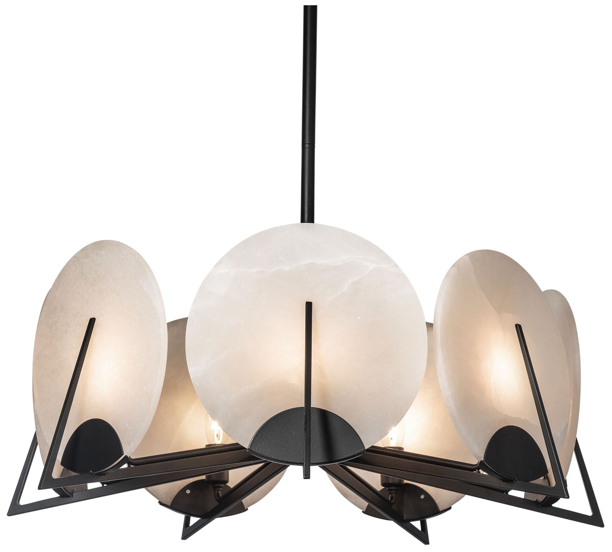 Callisto 7-Light Black Alabaster Chandelier